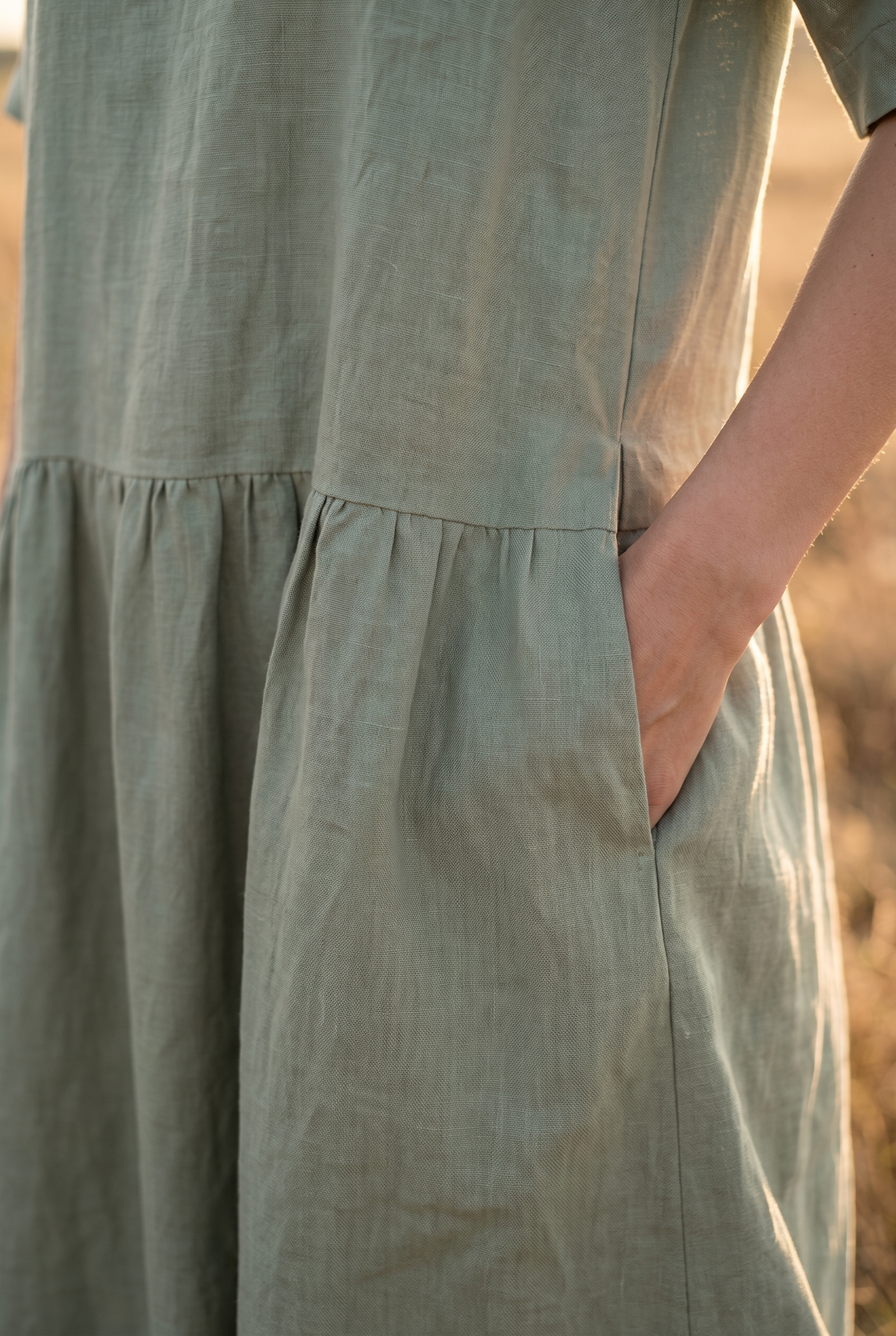 The Willow Midi, waistband detail