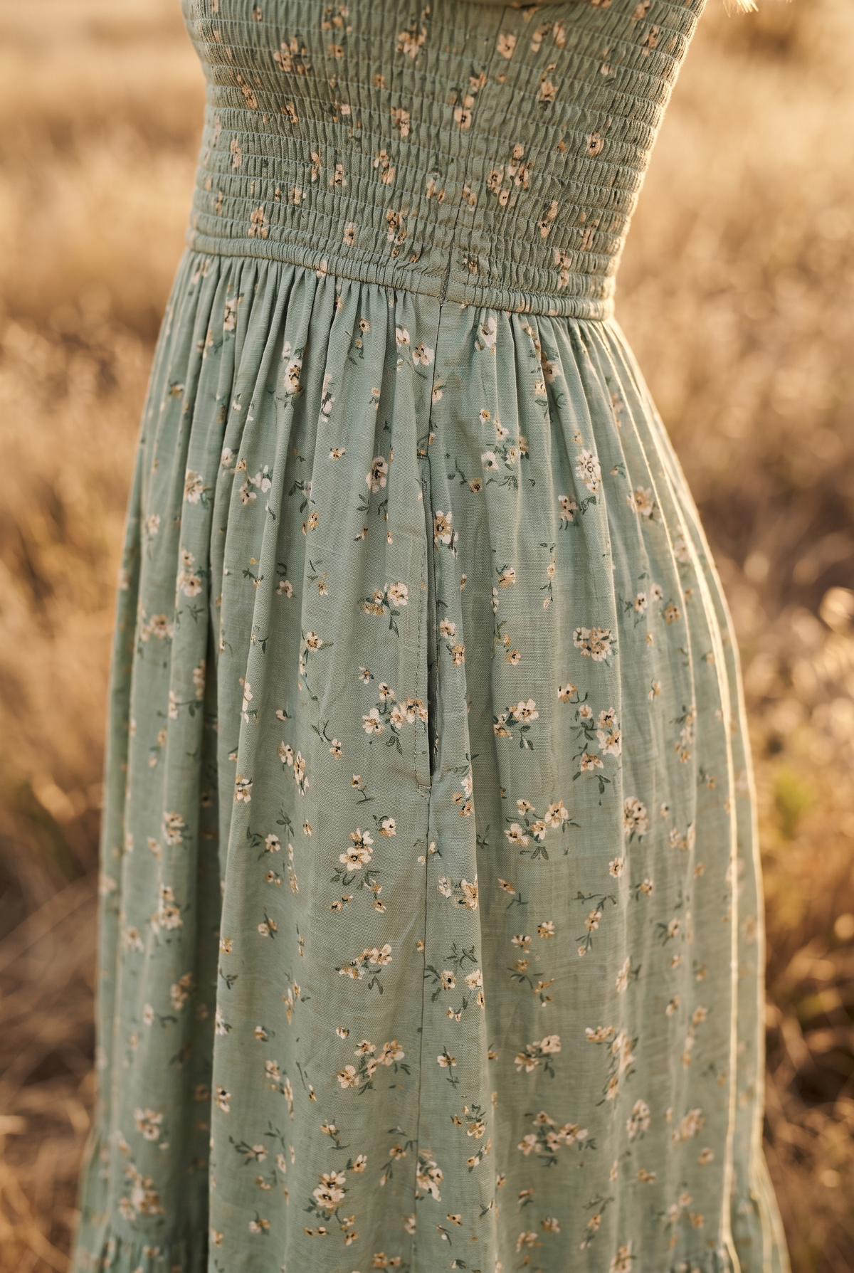 The Harriet Maxi, waistband detail