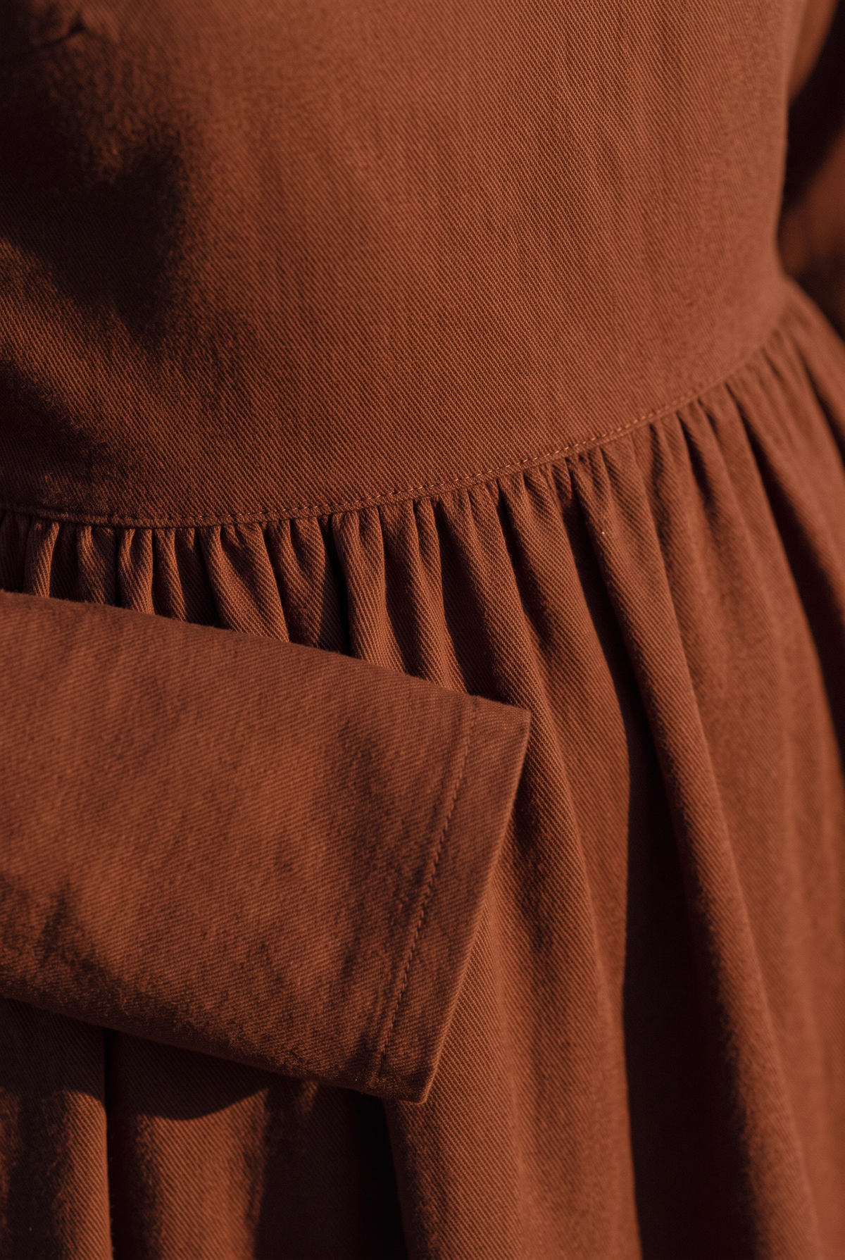 The Hazel Maxi, fabric detail
