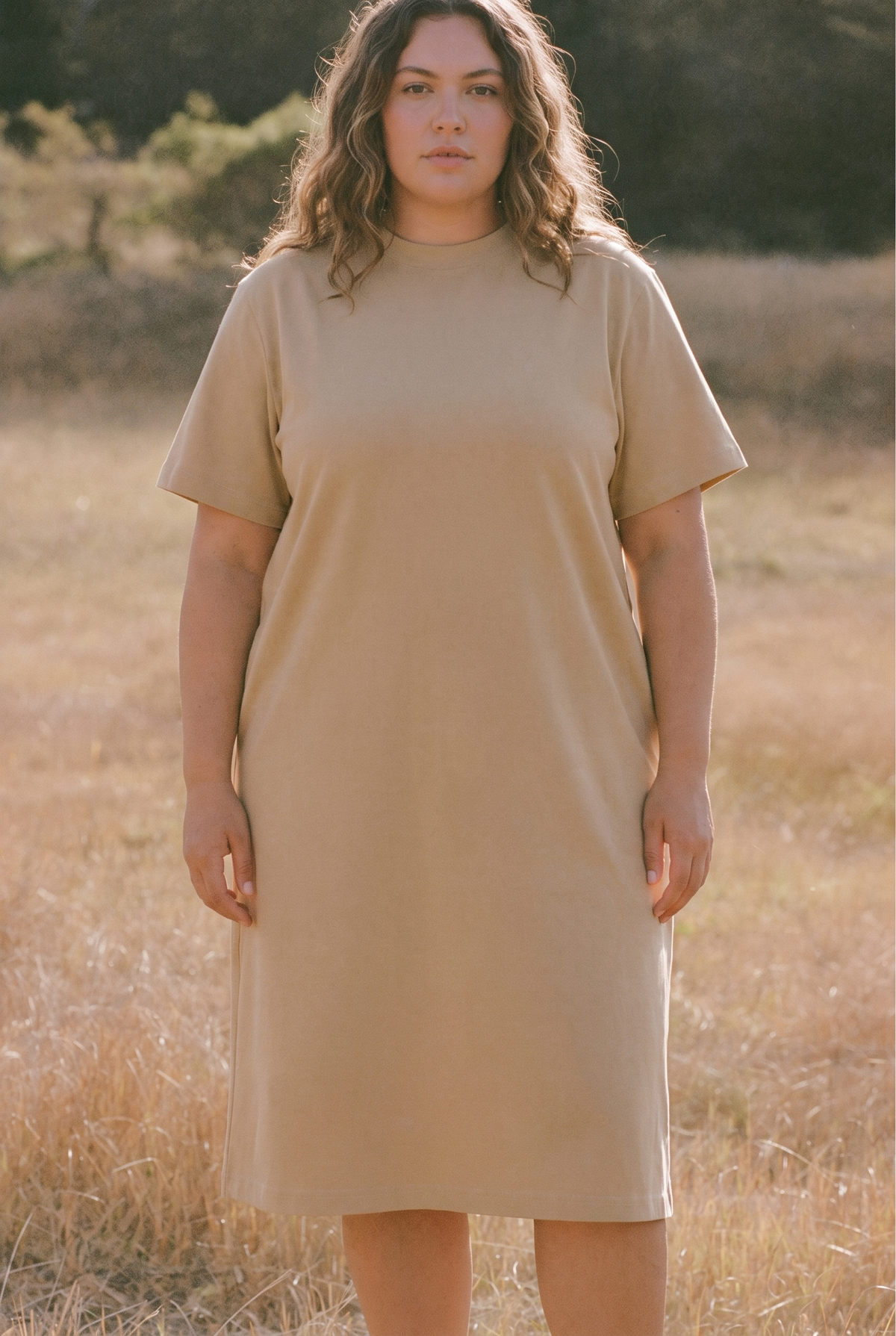 The Adeline Midi in Sand, Curve fit