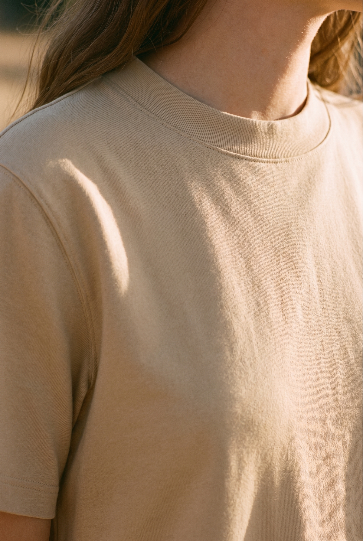 The Adeline Midi, neckline detail