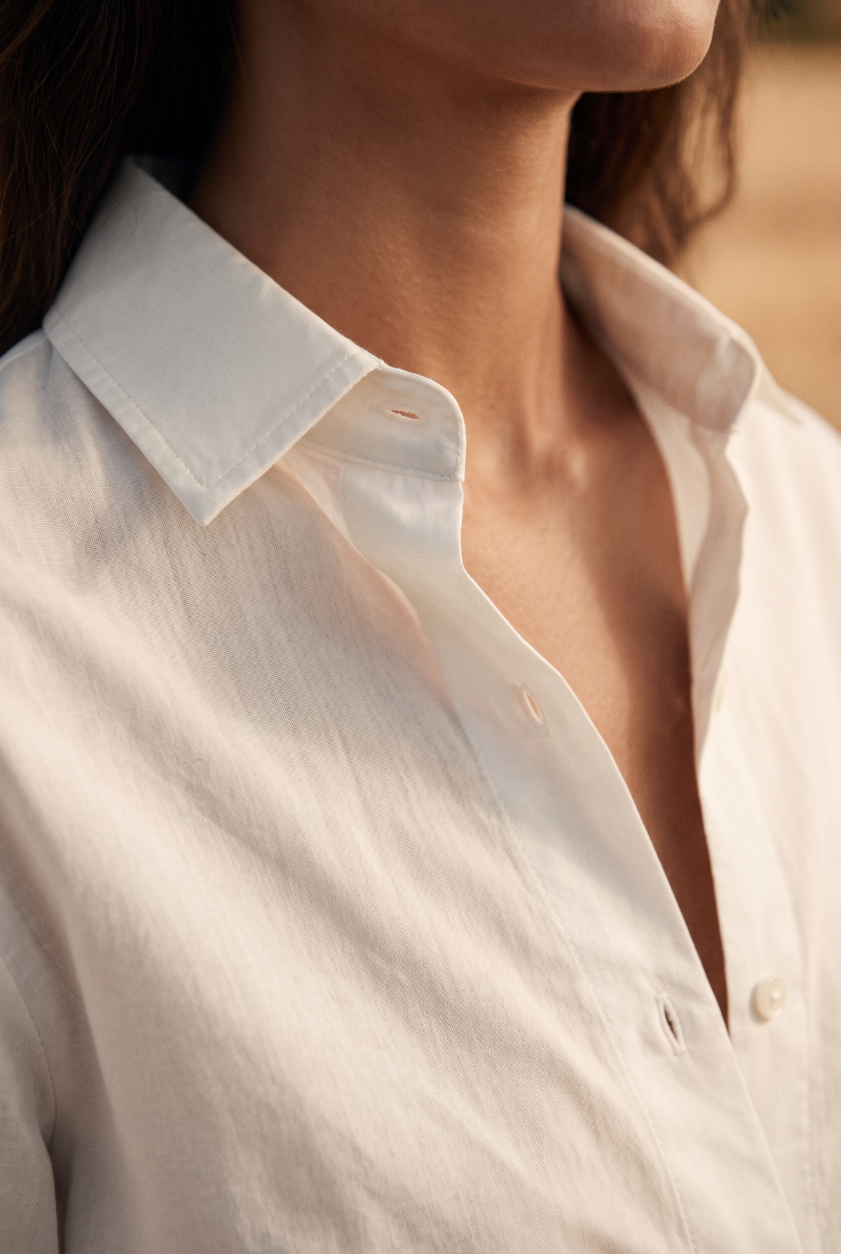The Ivy Blouse, collar detail