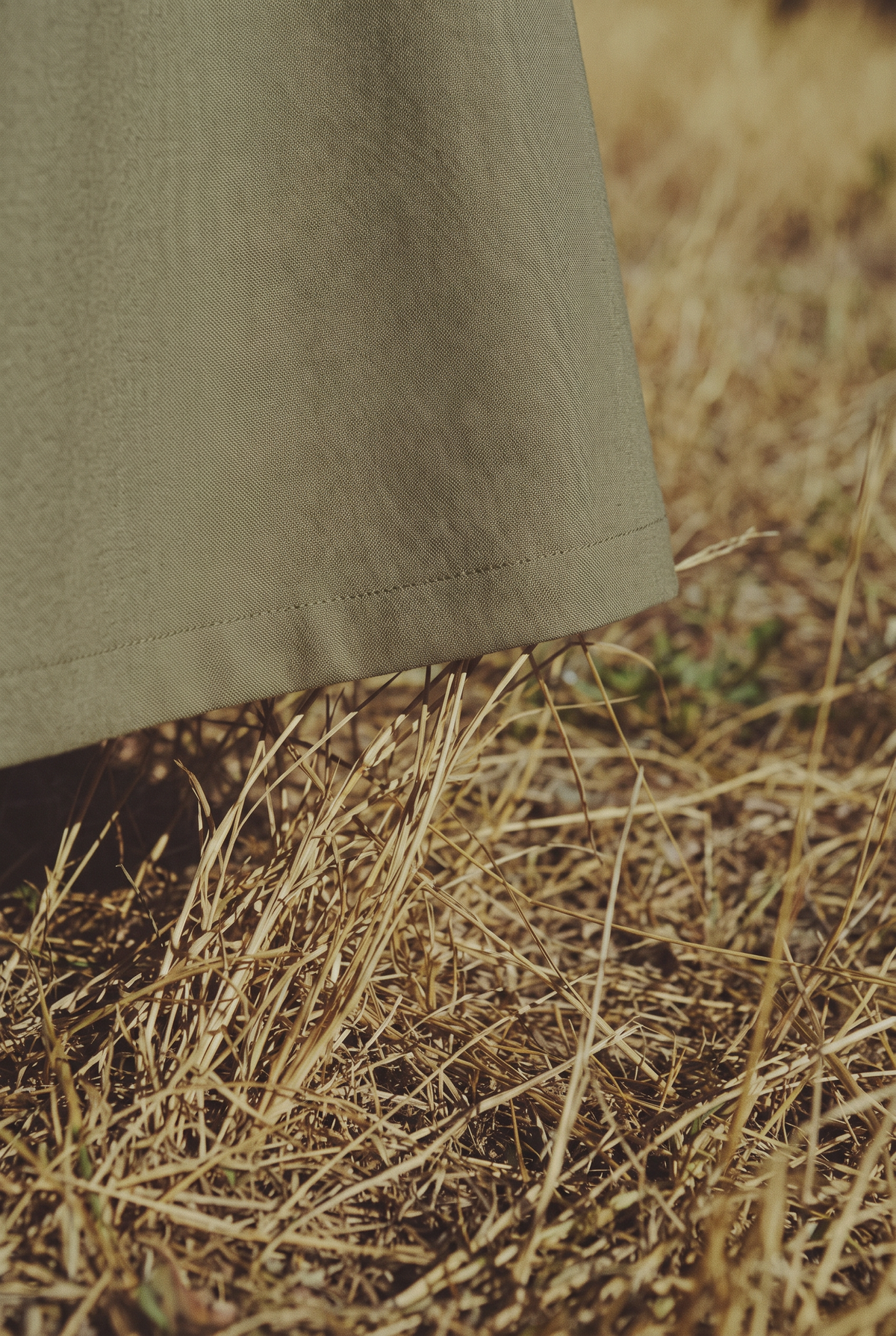 The Fern Skirt, hem detail
