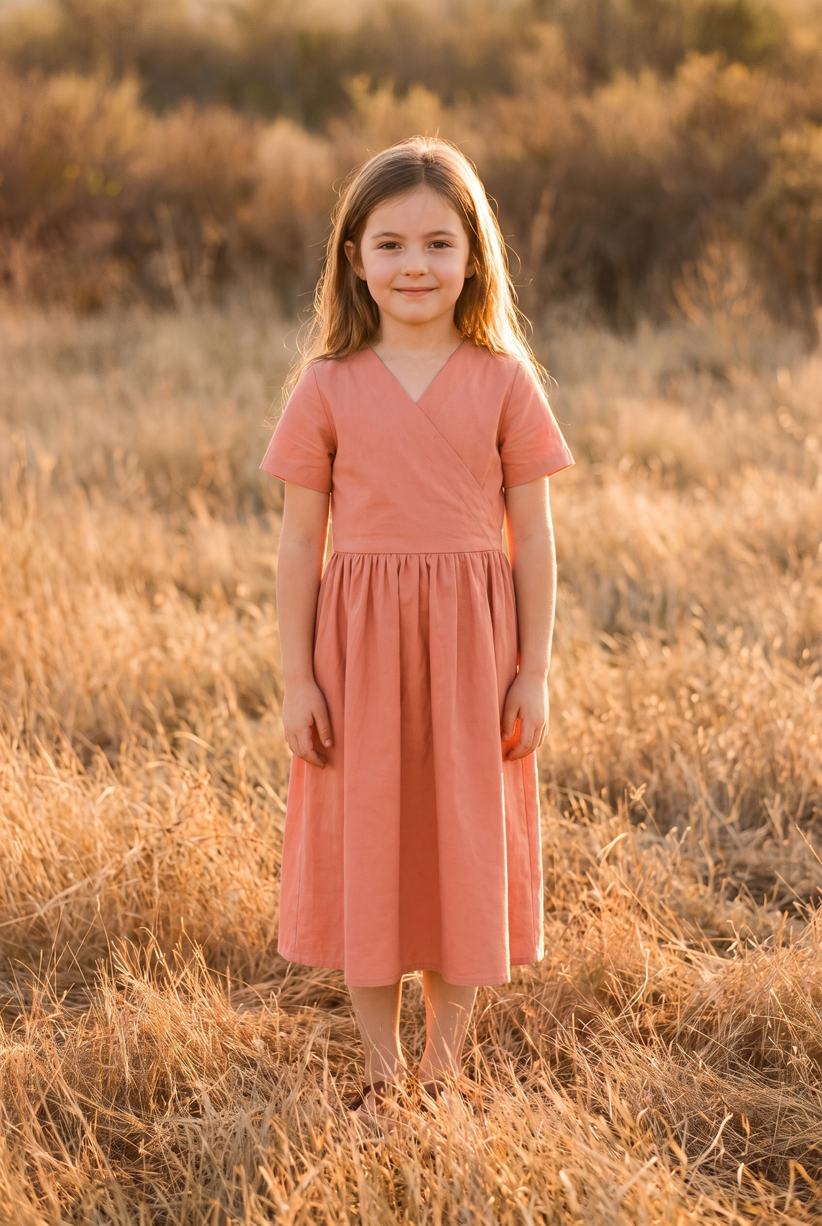 The Clementine Mini in Coral, front