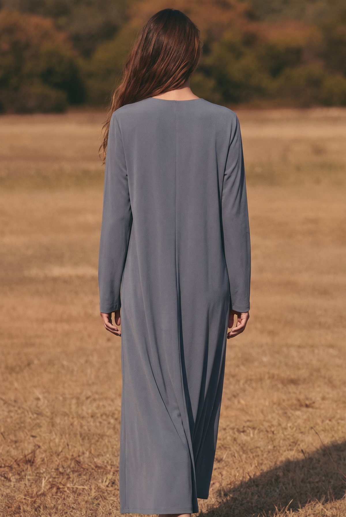 The Wren Maxi in Slate, back