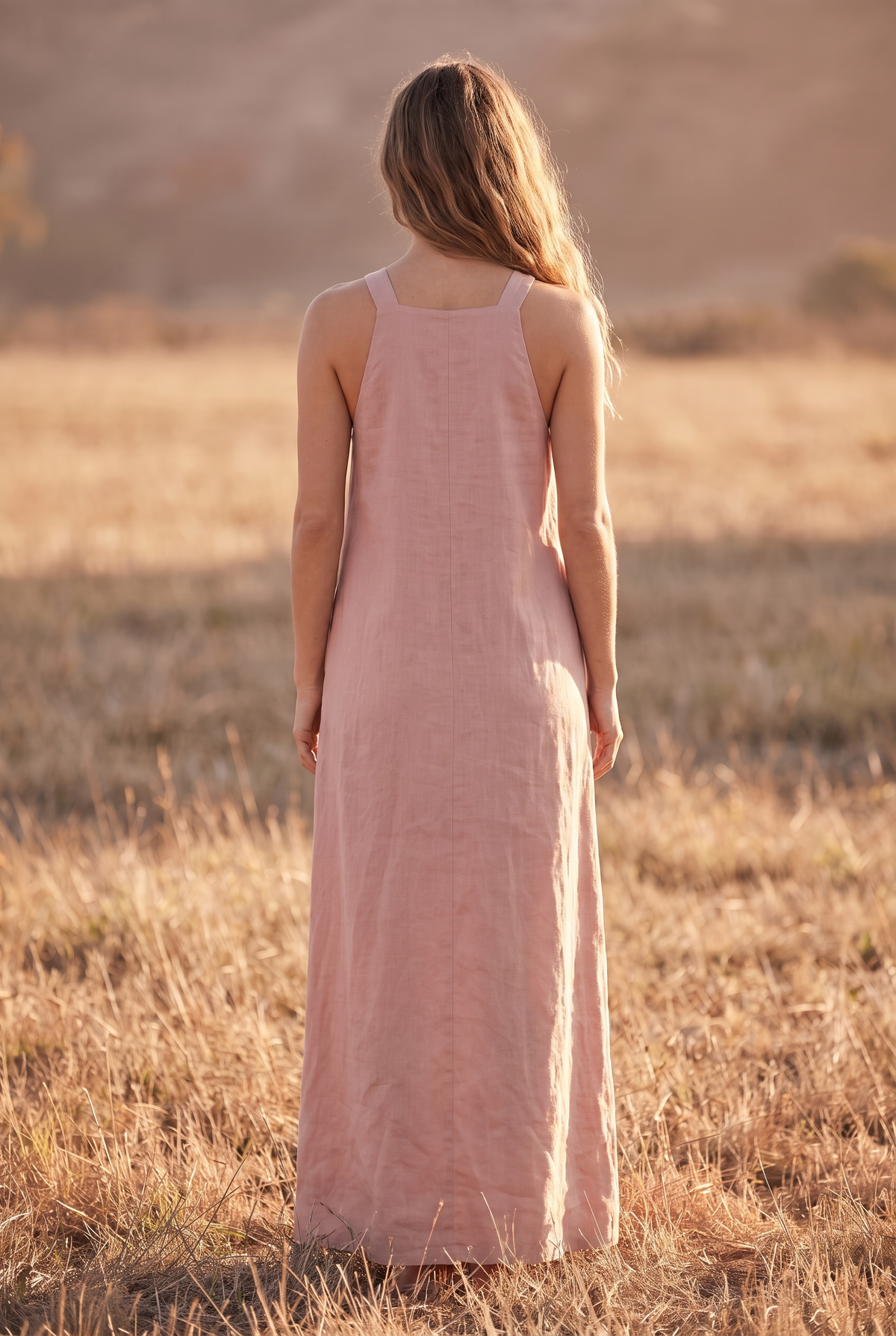 The Maren Maxi in Blush, back