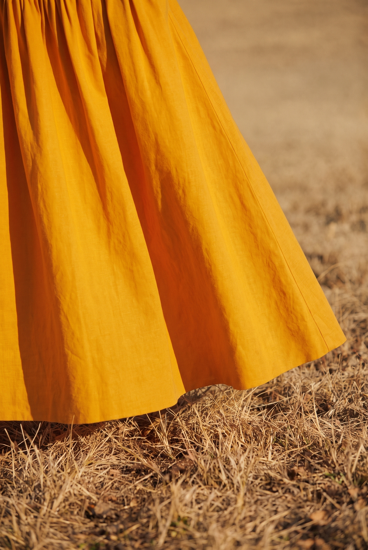 The Marigold Maxi, hem detail