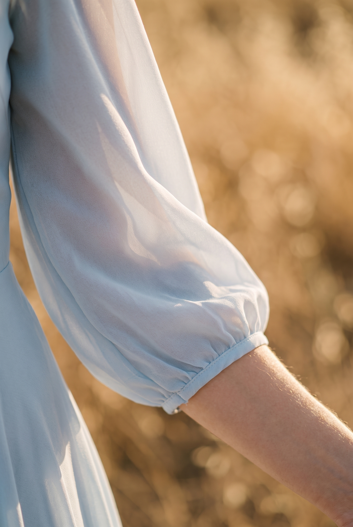 The Elowen Maxi, sleeve detail