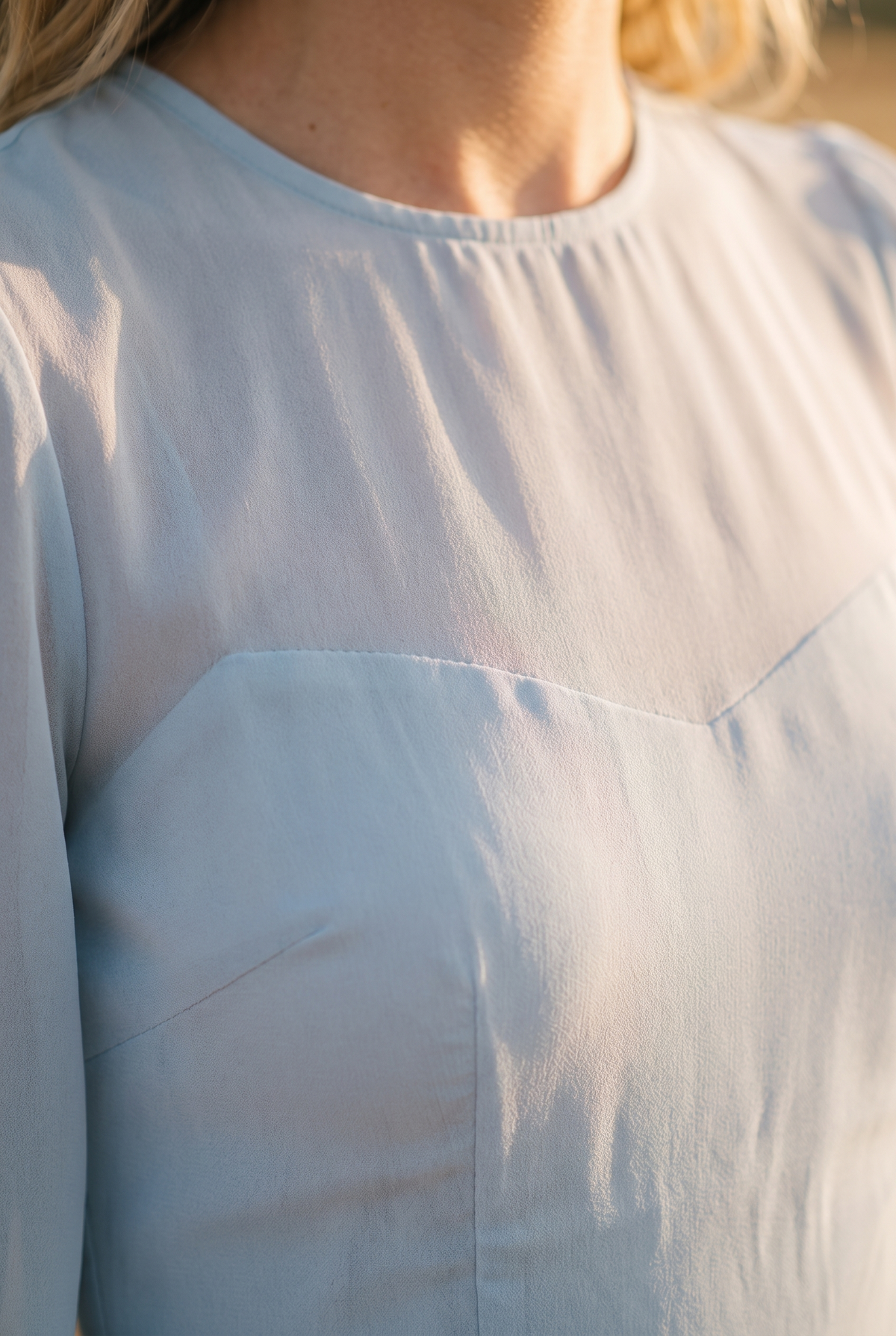 The Elowen Maxi, neckline detail