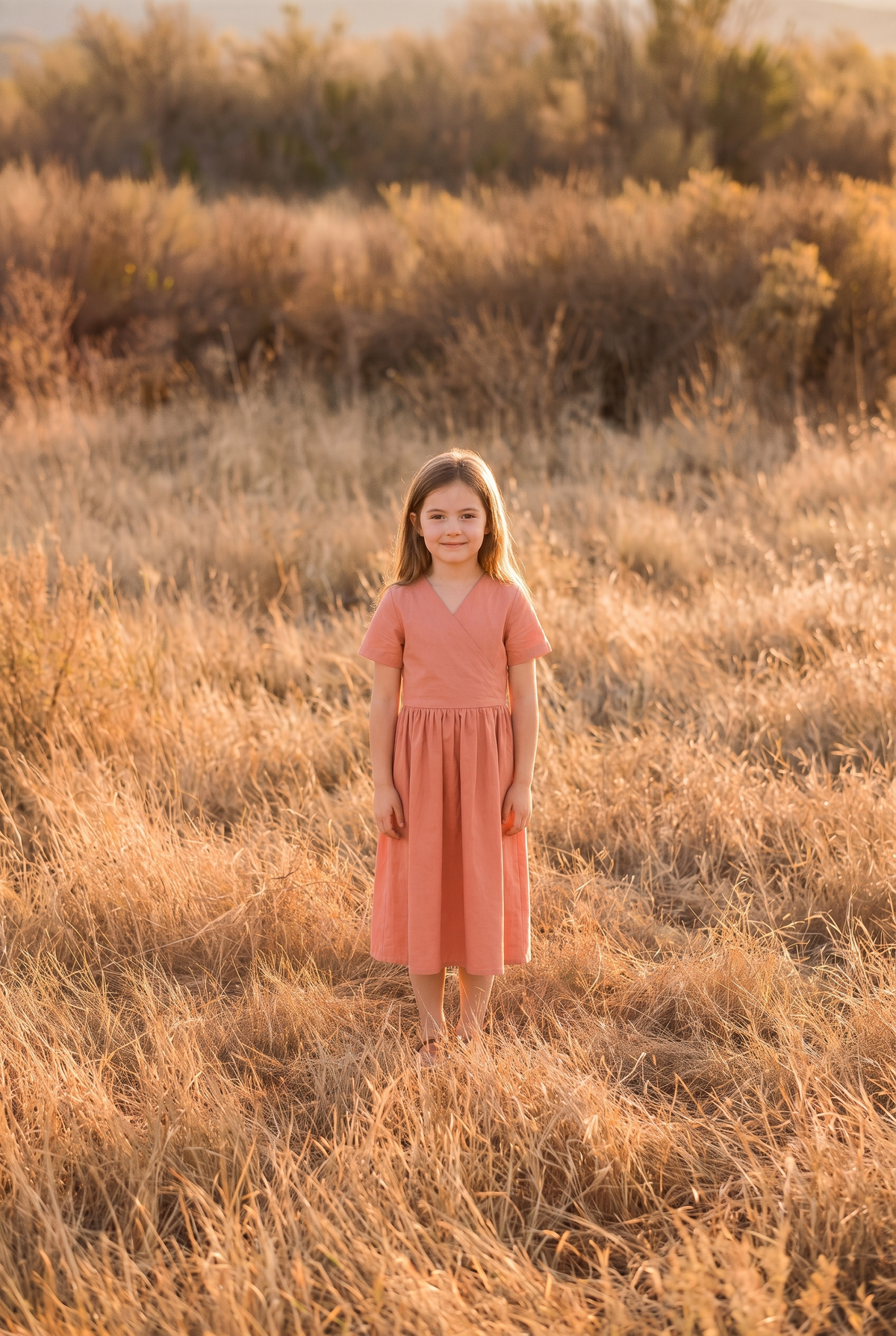 The Clementine Mini in Coral, in the field