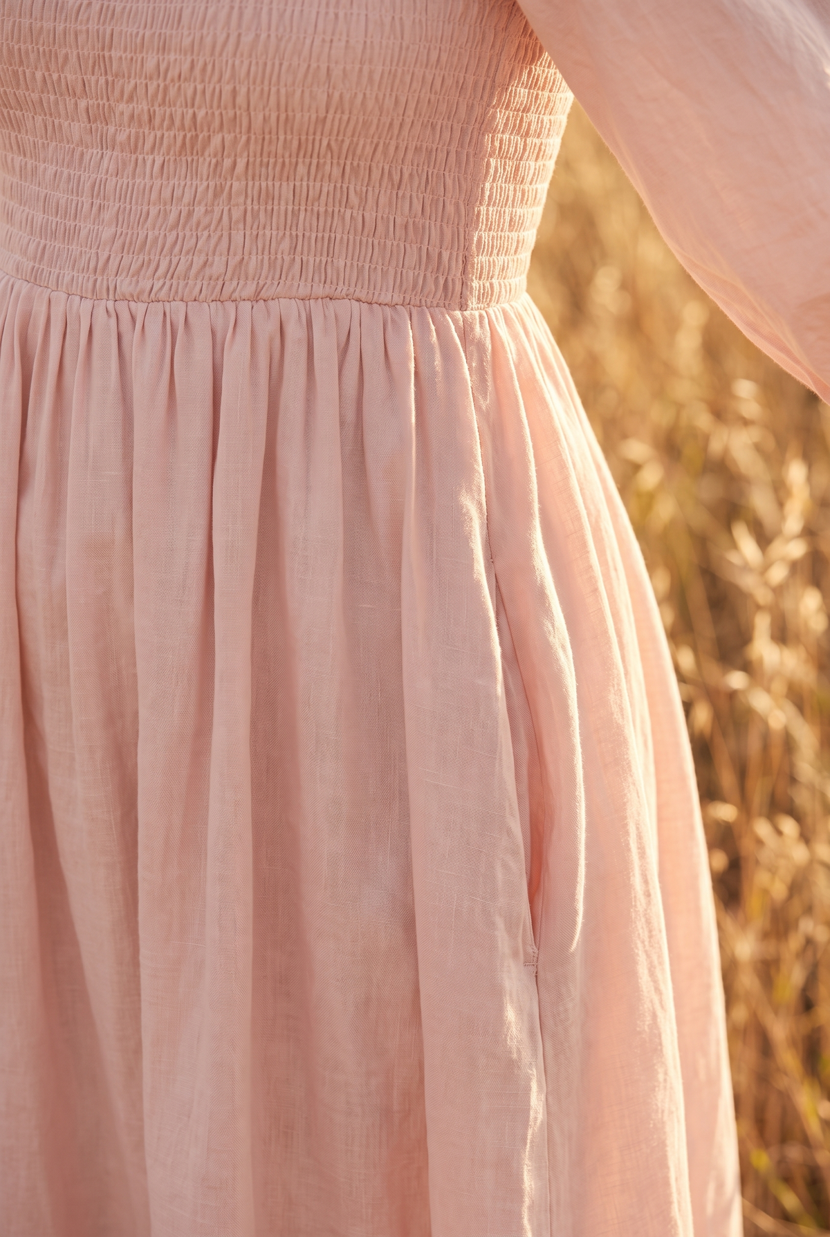 The Linden Midi, waistband detail