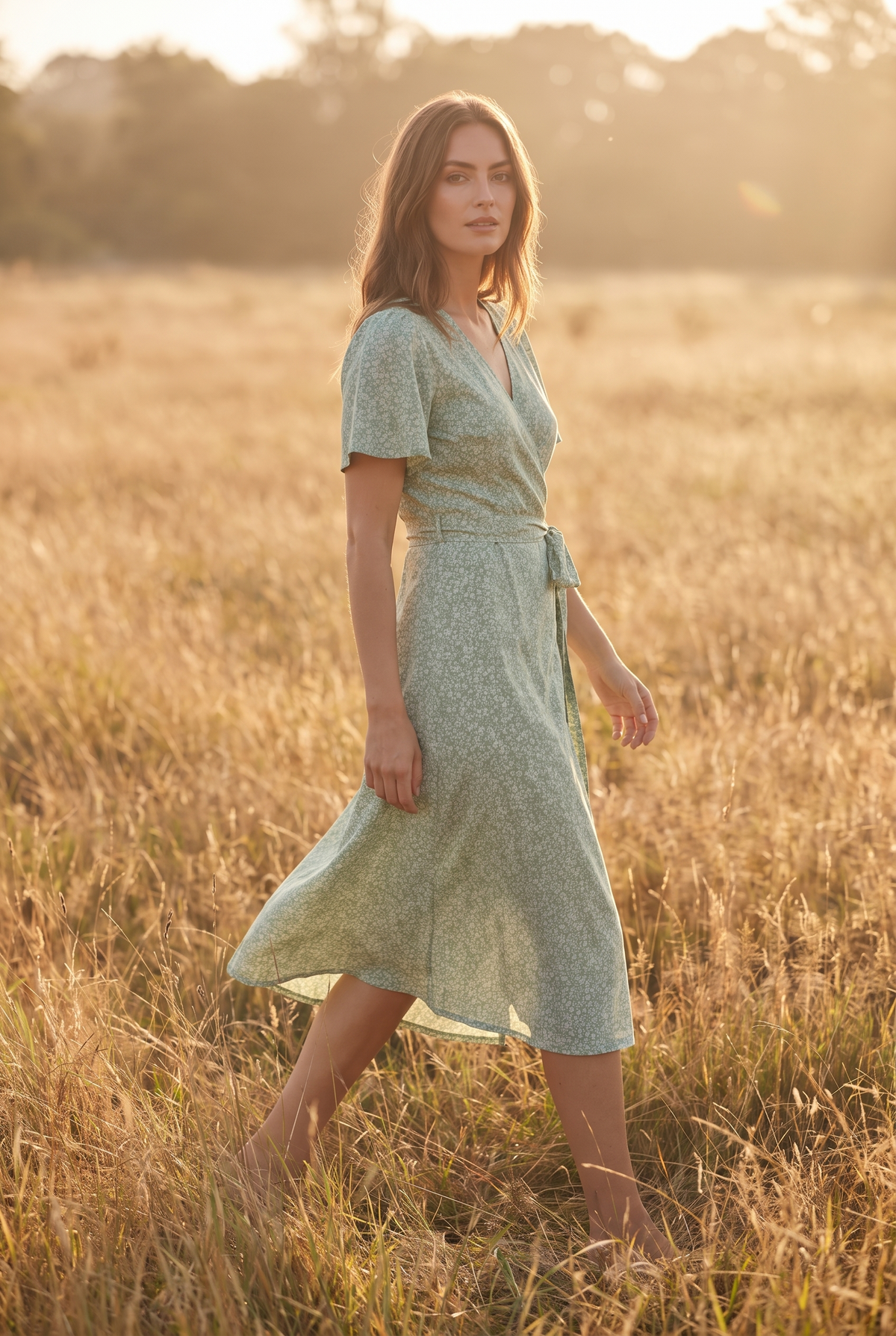 The Clover Midi in Meadow, walking