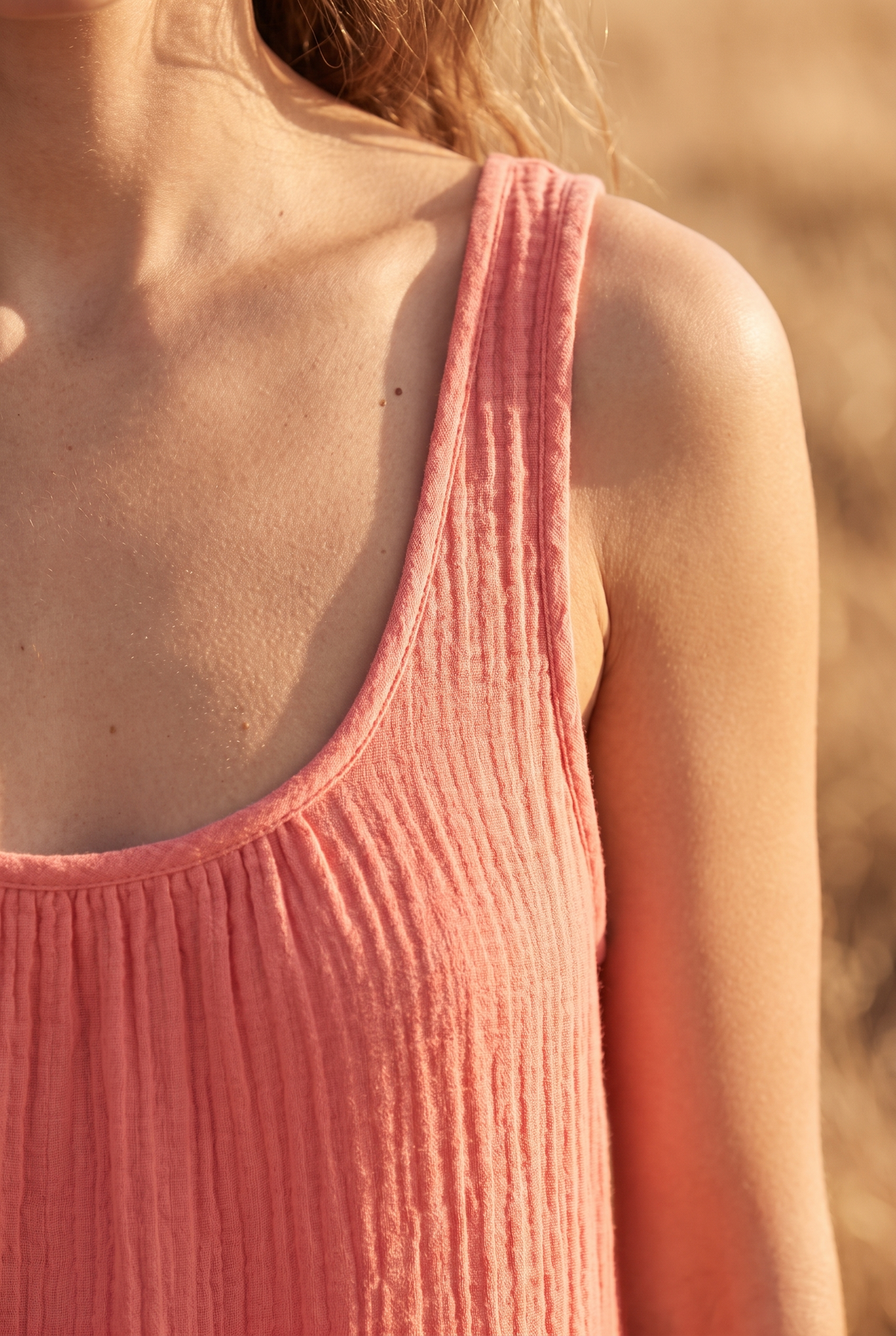 The Primrose Maxi, neckline detail