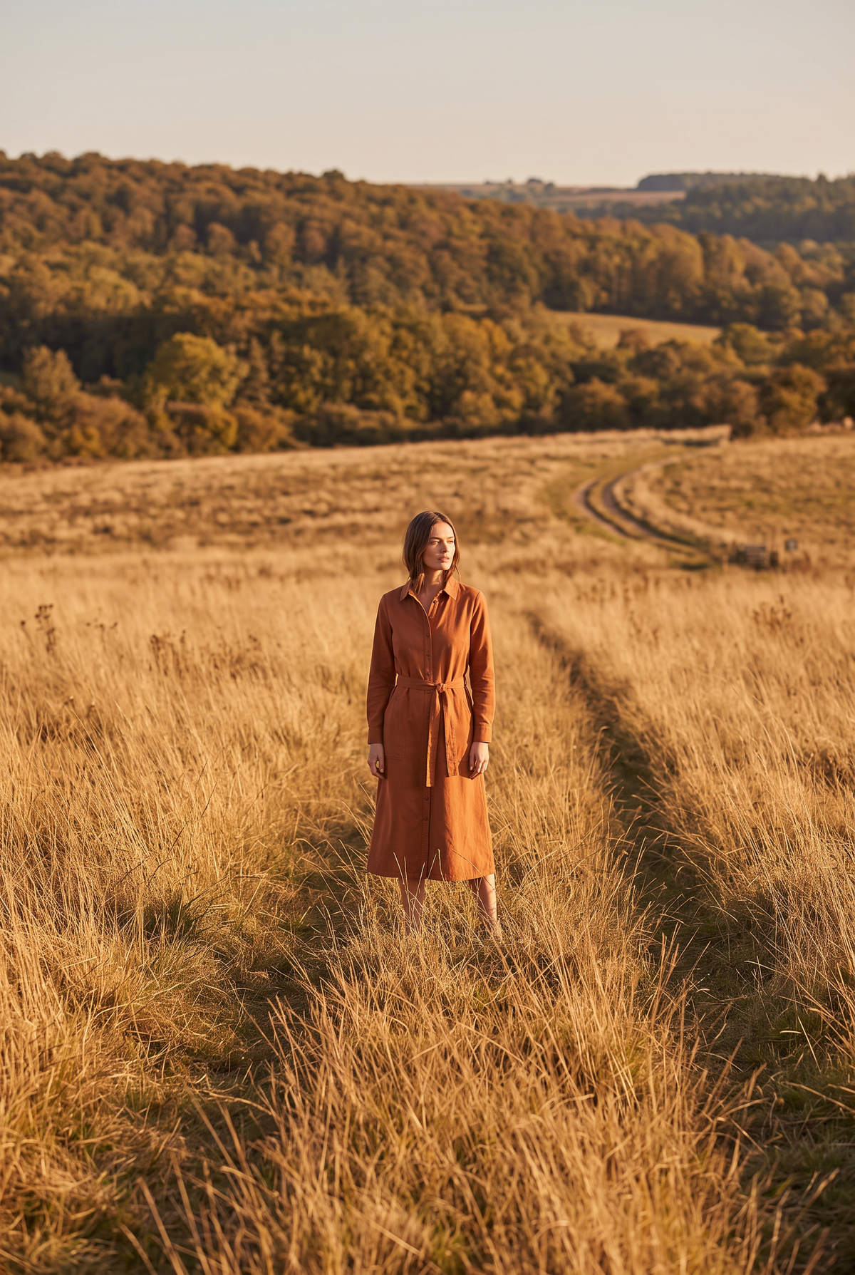 The Verbena Midi in Terracotta, in the field
