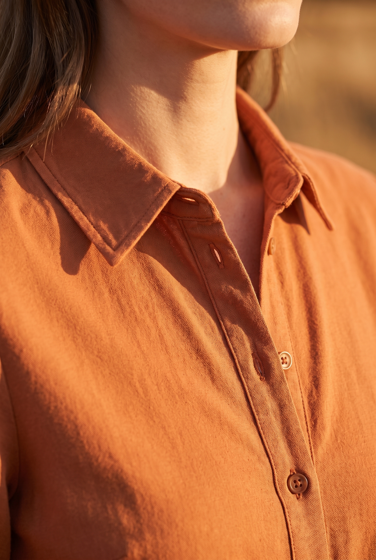 The Verbena Midi, neckline detail