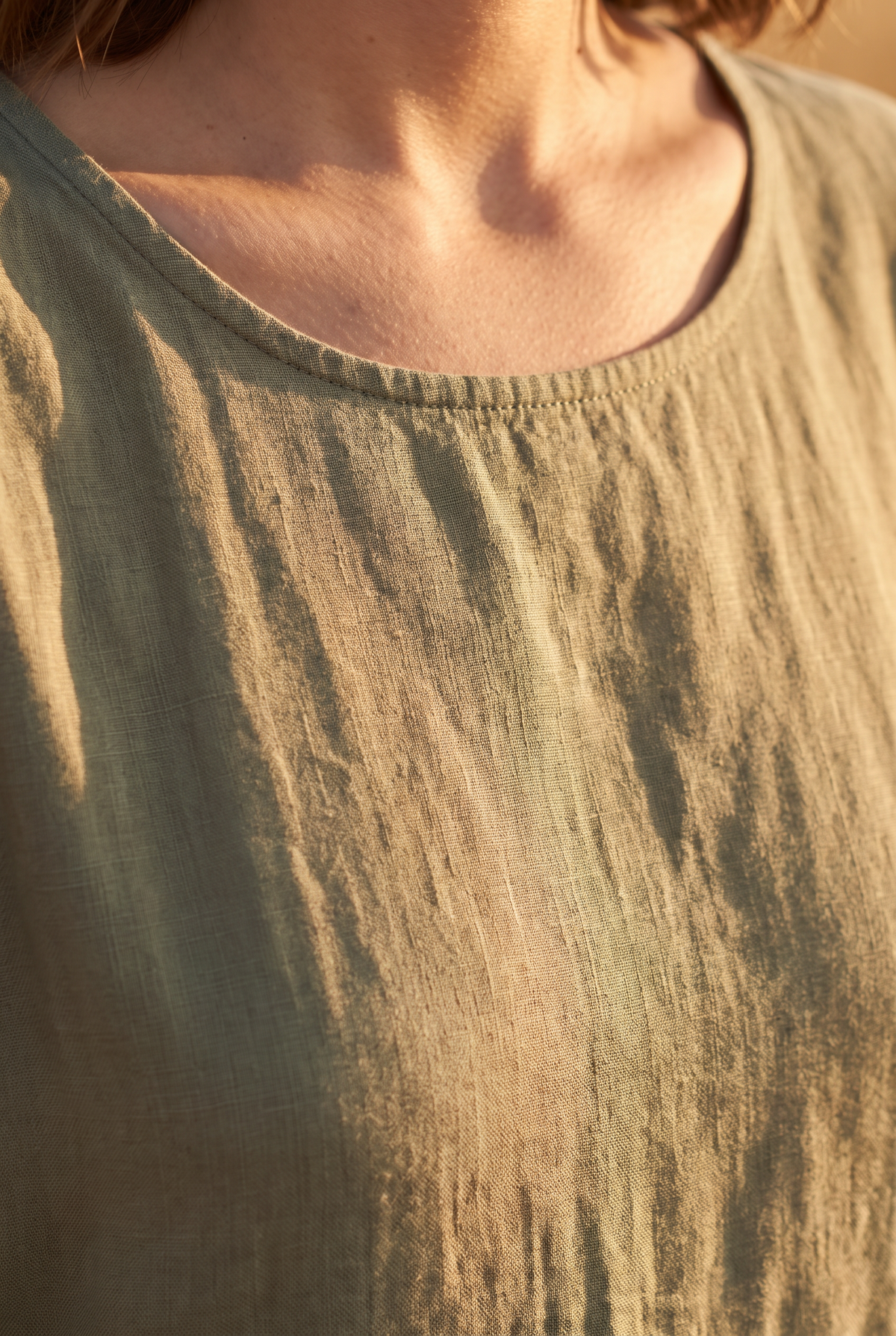 The Yarrow Maxi, neckline detail