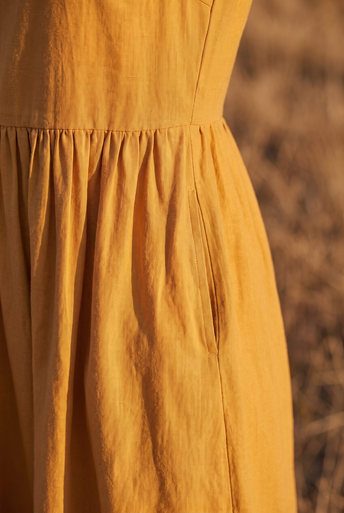 The Tansy Midi, waistband detail