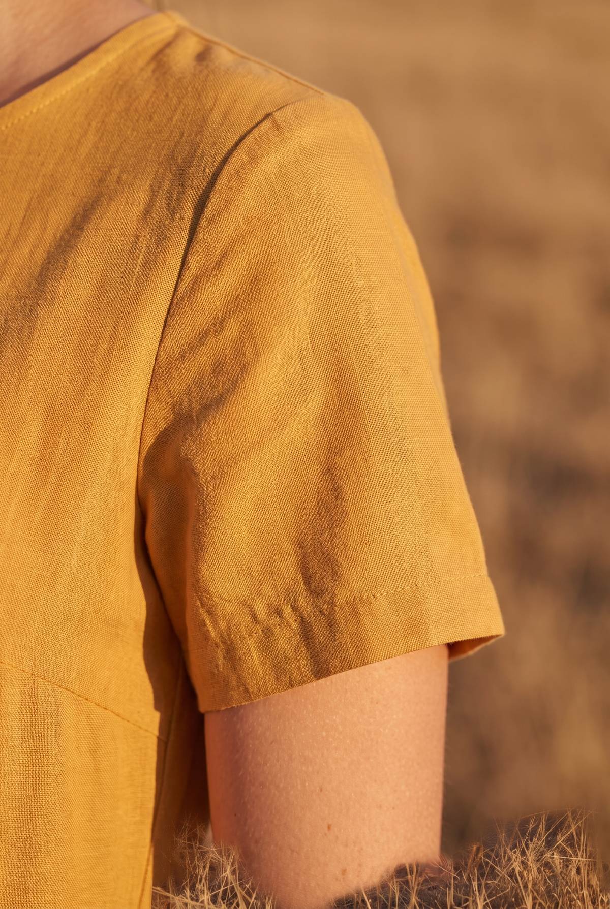 The Tansy Midi, sleeve detail