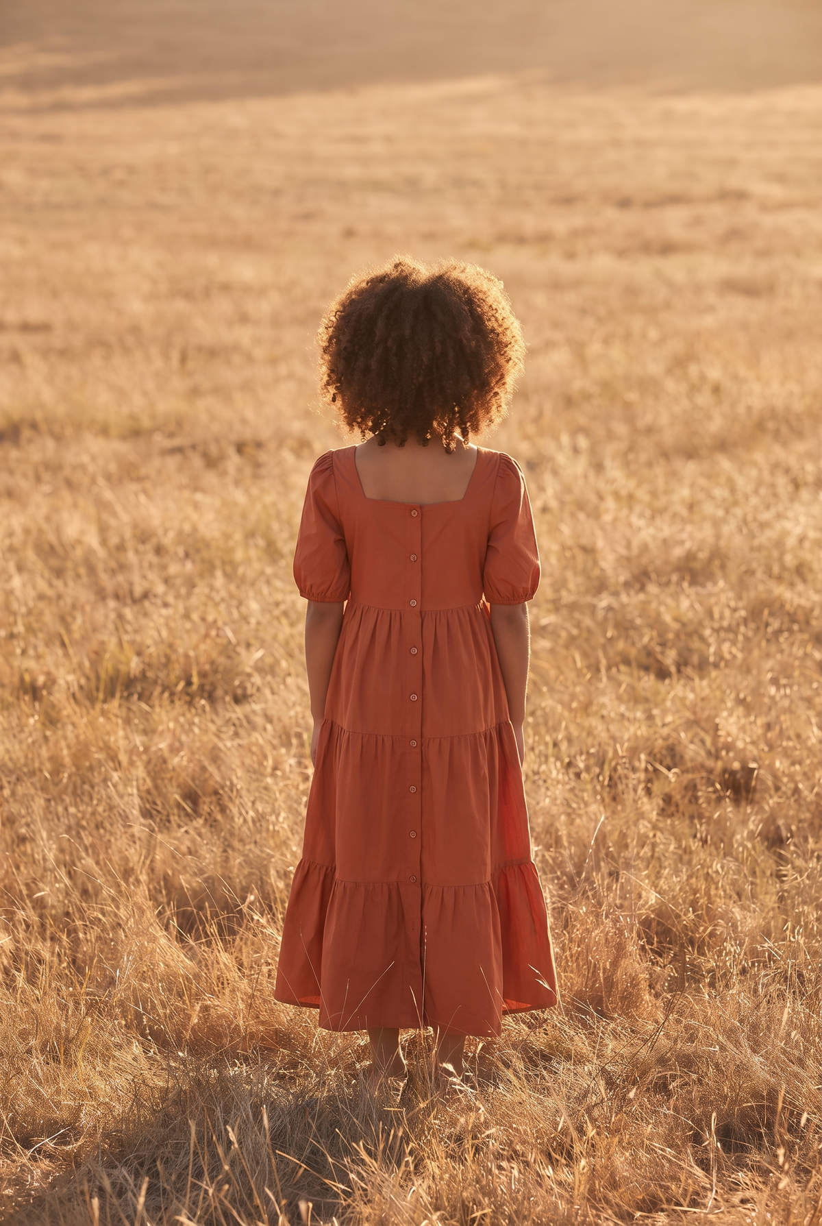 The Briar Mini in Chestnut, back