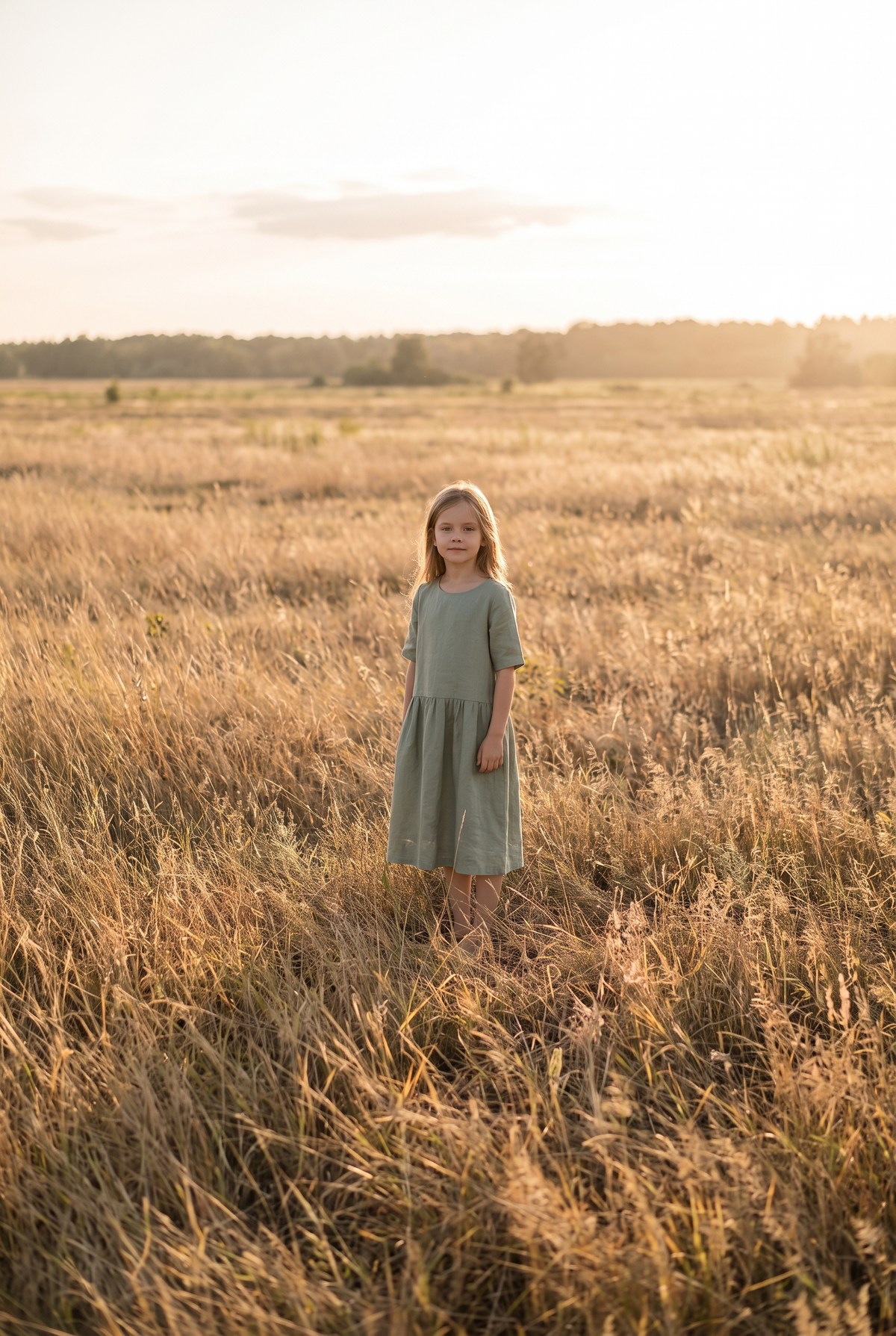 The Willow Mini in Sage, in the field