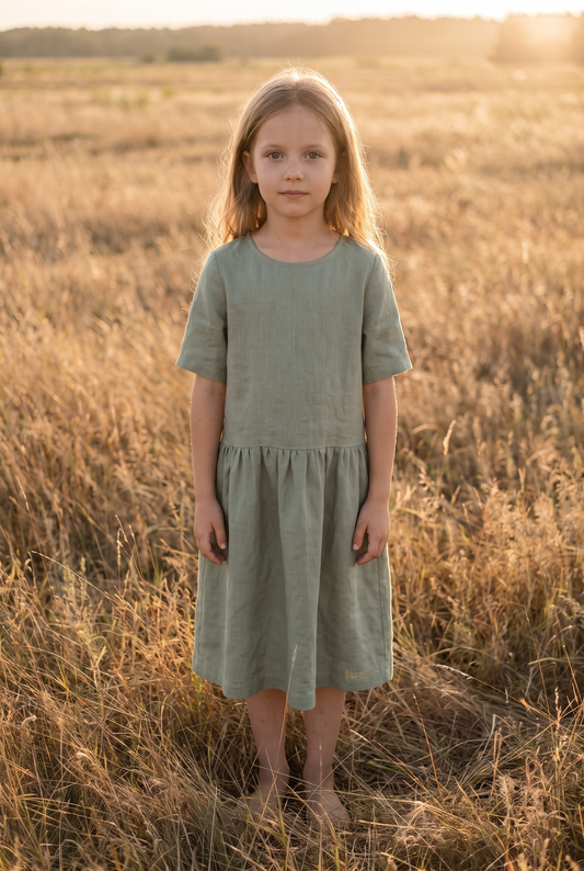 The Willow Mini in Sage, front