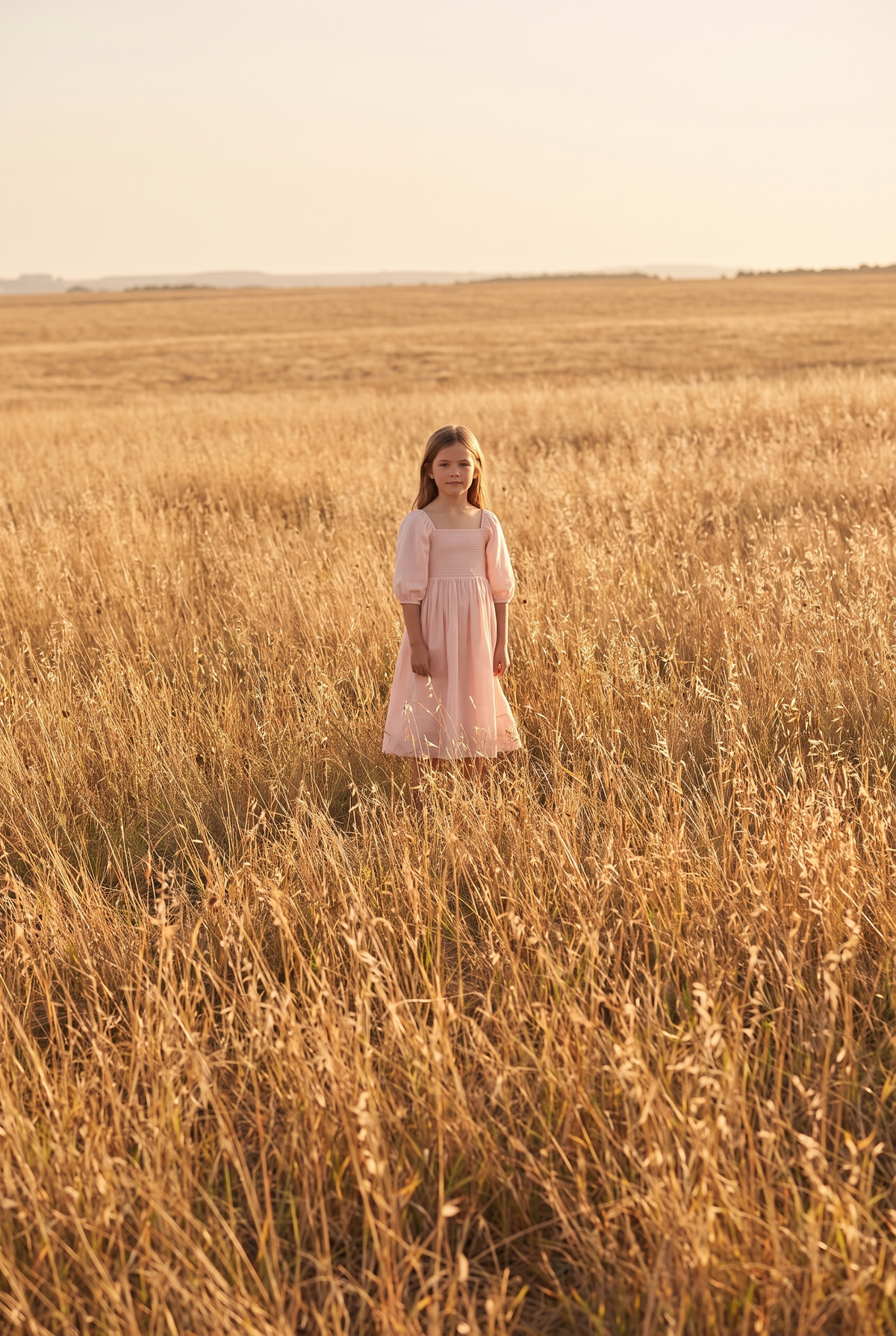 The Linden Mini in Blush, in the field
