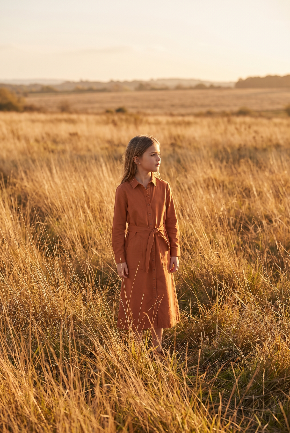 The Verbena Mini in Terracotta, in the field