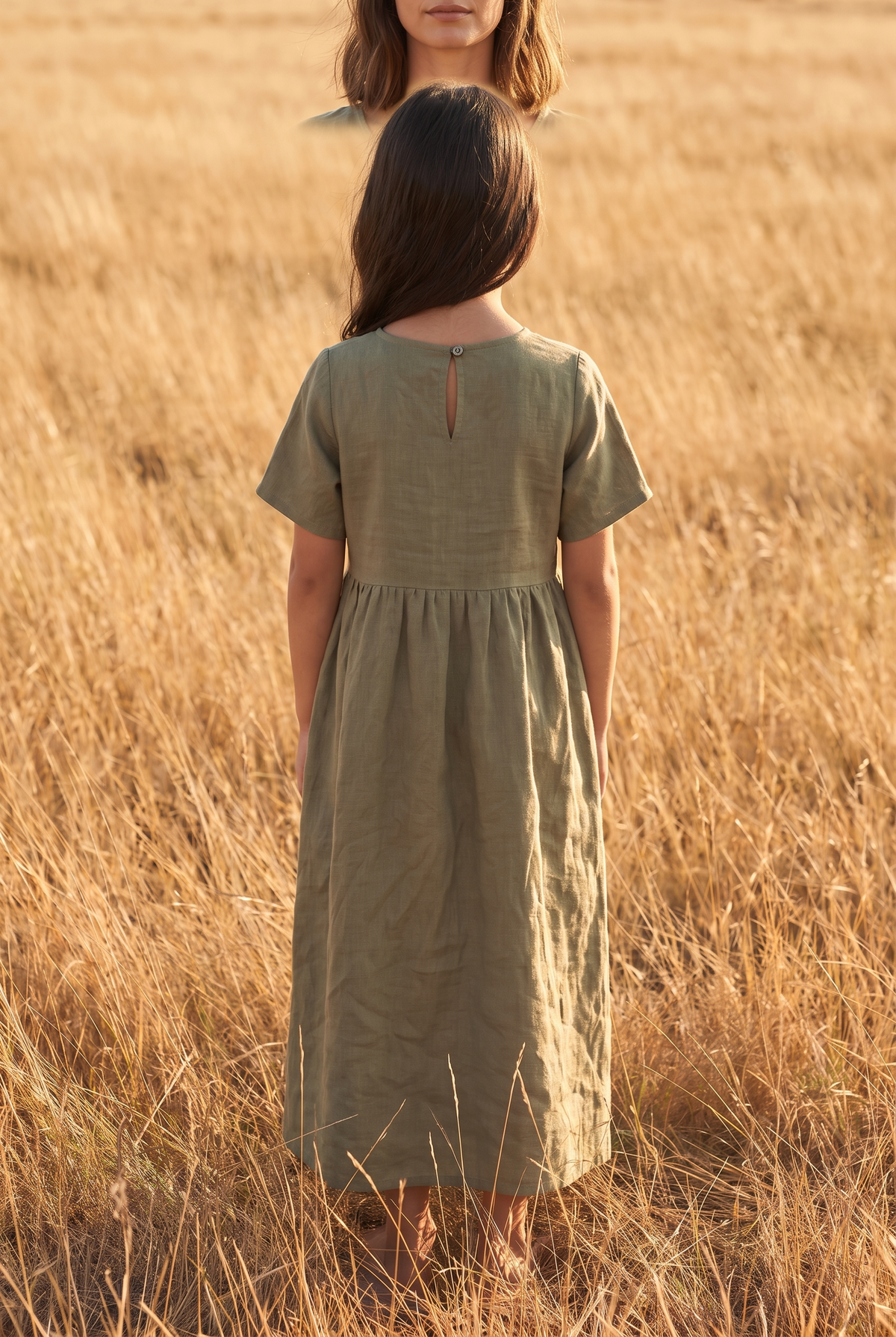 The Yarrow Mini in Olive, back