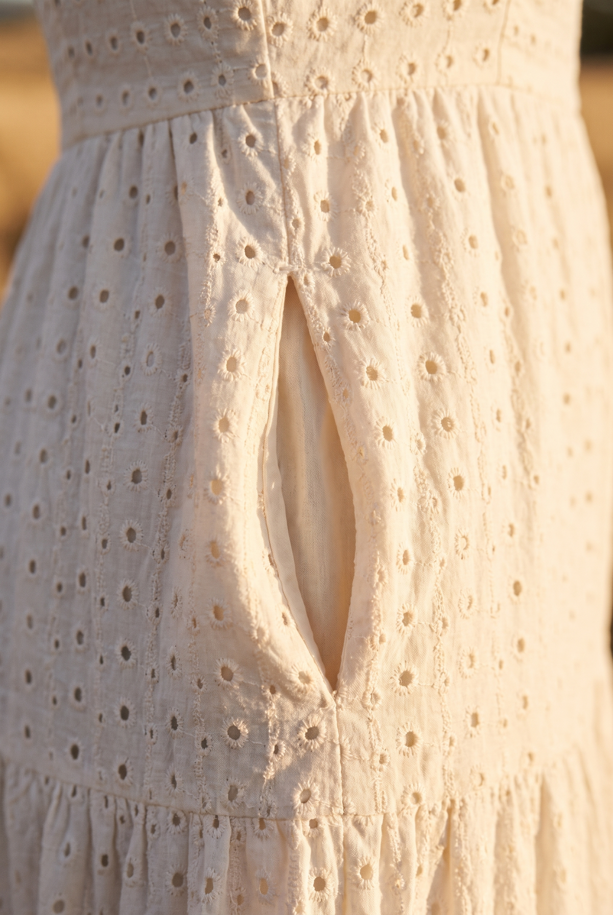 The Eloise Maxi, waistband detail