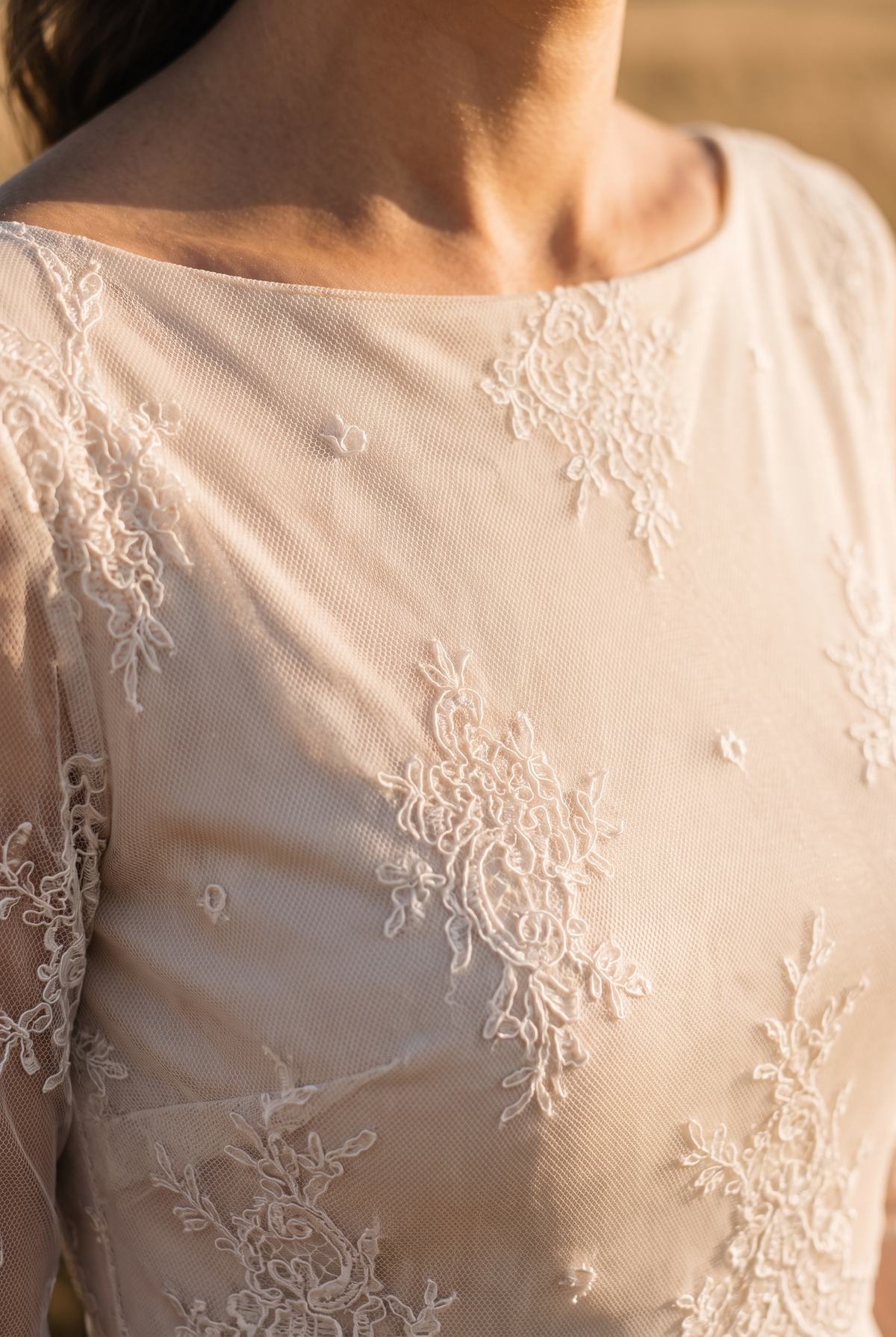 The Opal Maxi, neckline detail