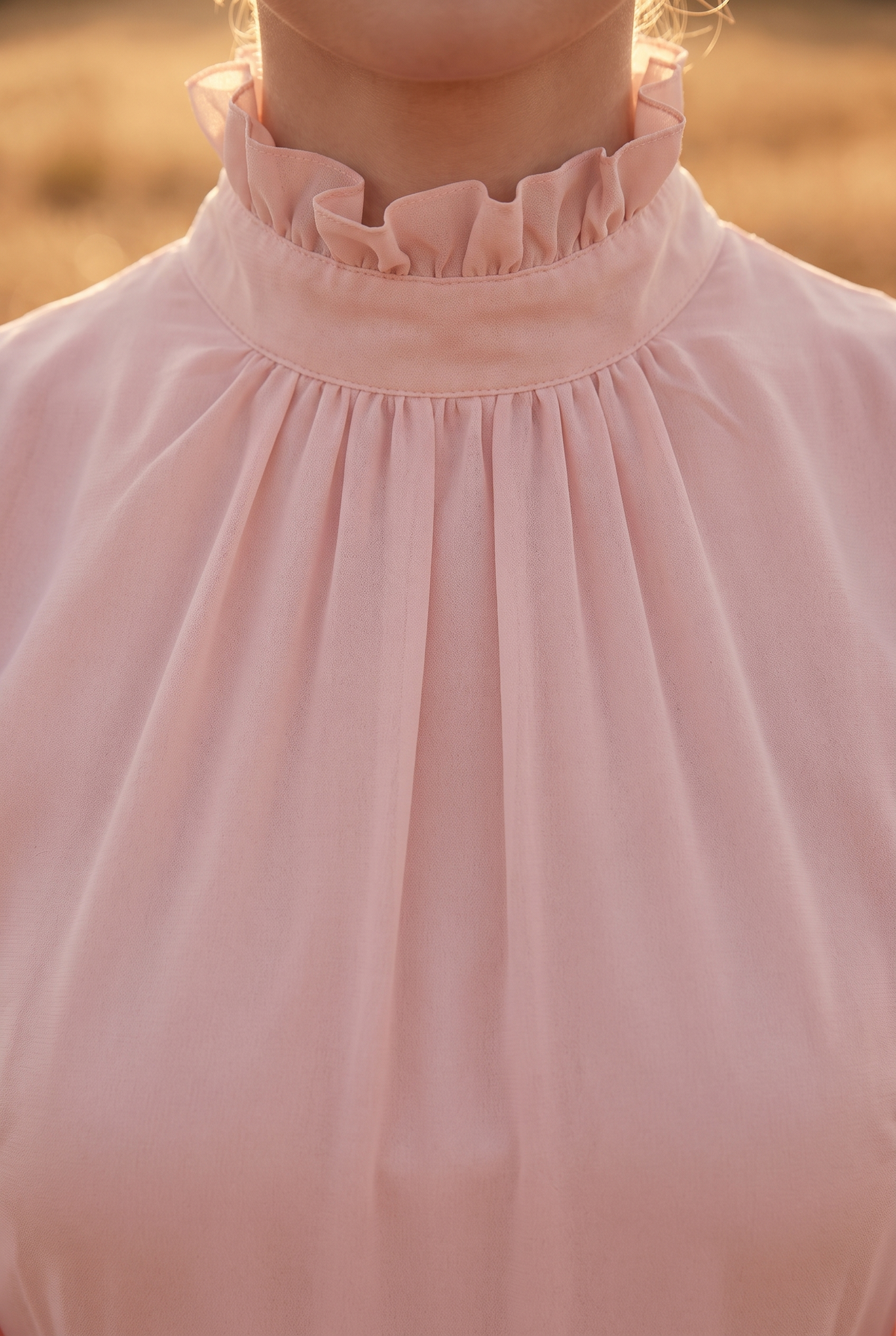 The Edith Maxi, neckline detail