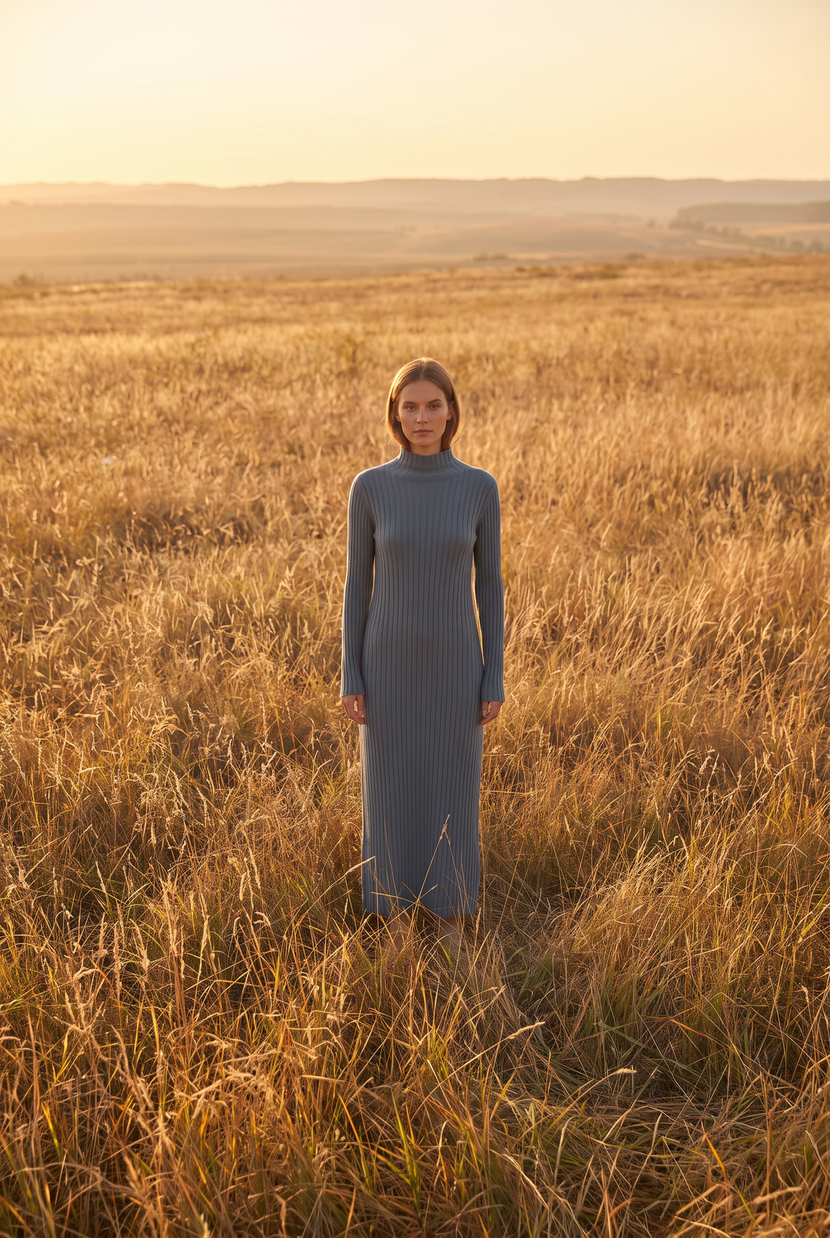 The Georgia Maxi in Slate, in the field
