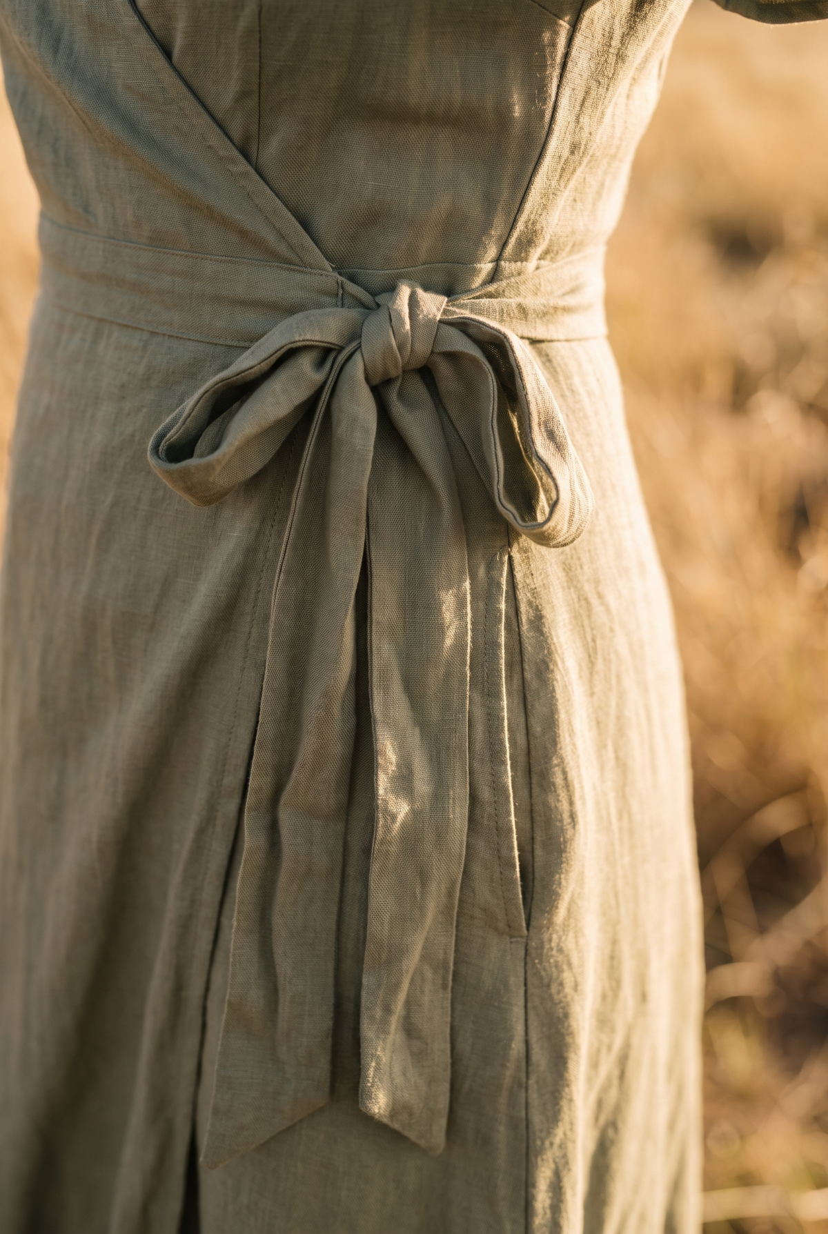 The Junia Maxi, waistband detail