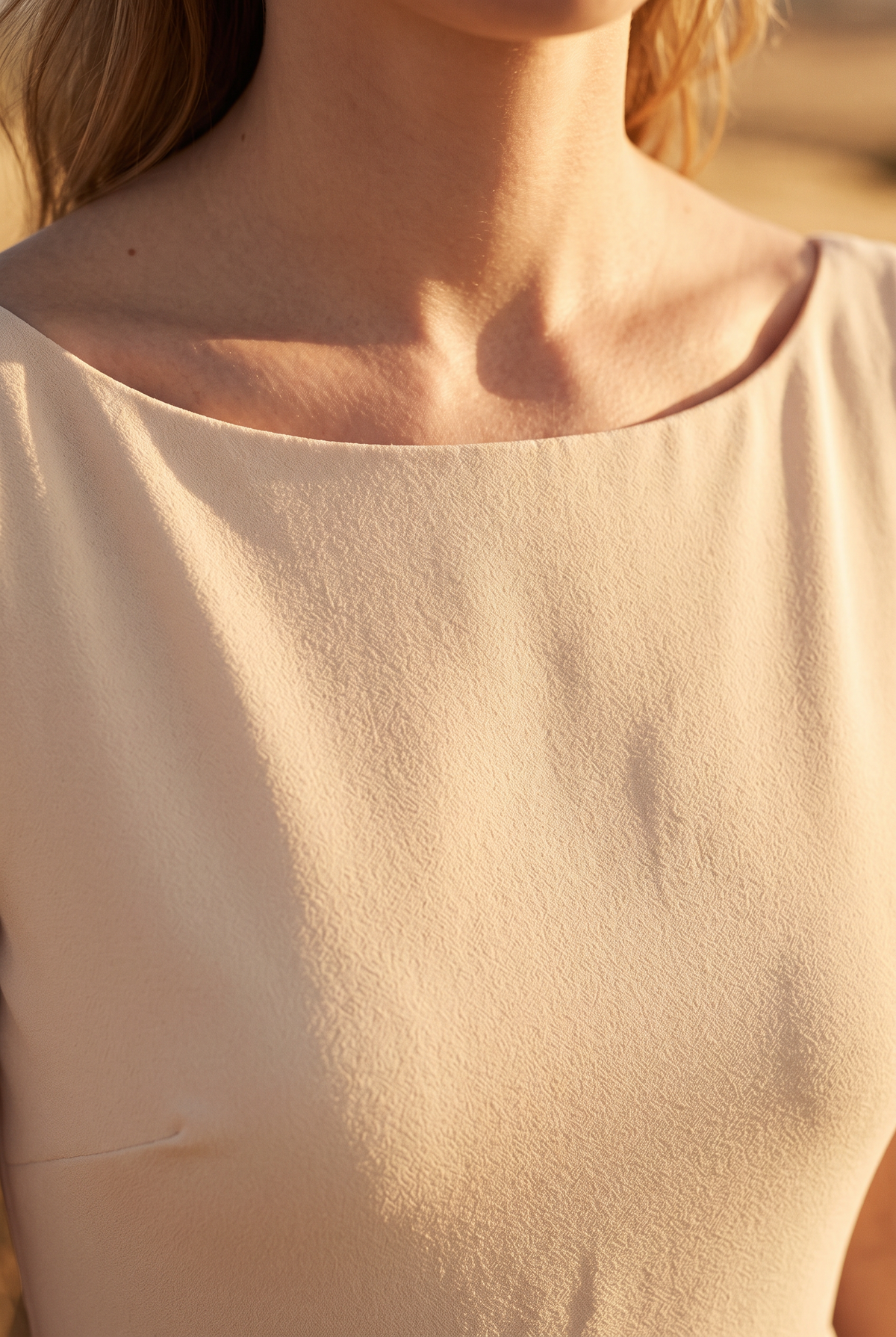 The Mabel Maxi, neckline detail