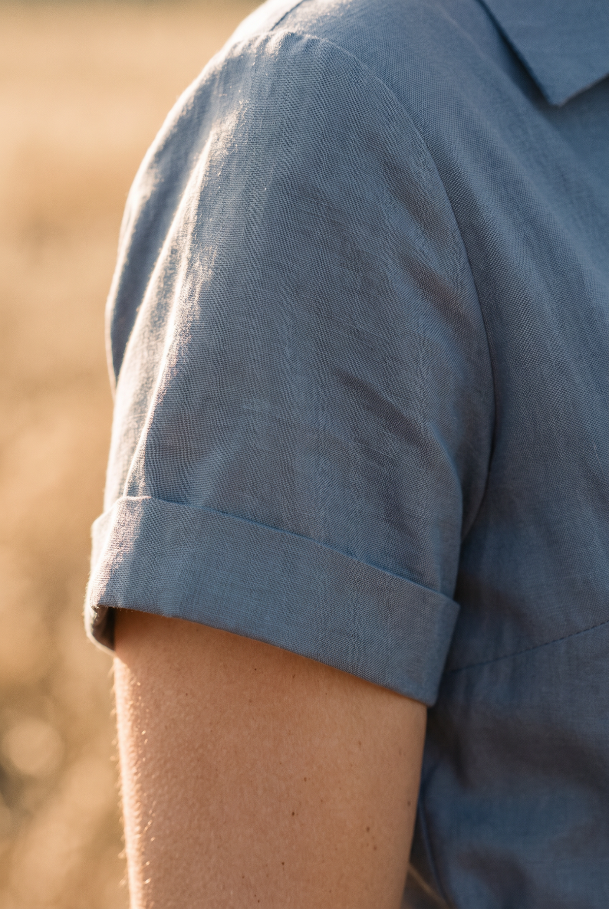 The Greer Midi, sleeve detail