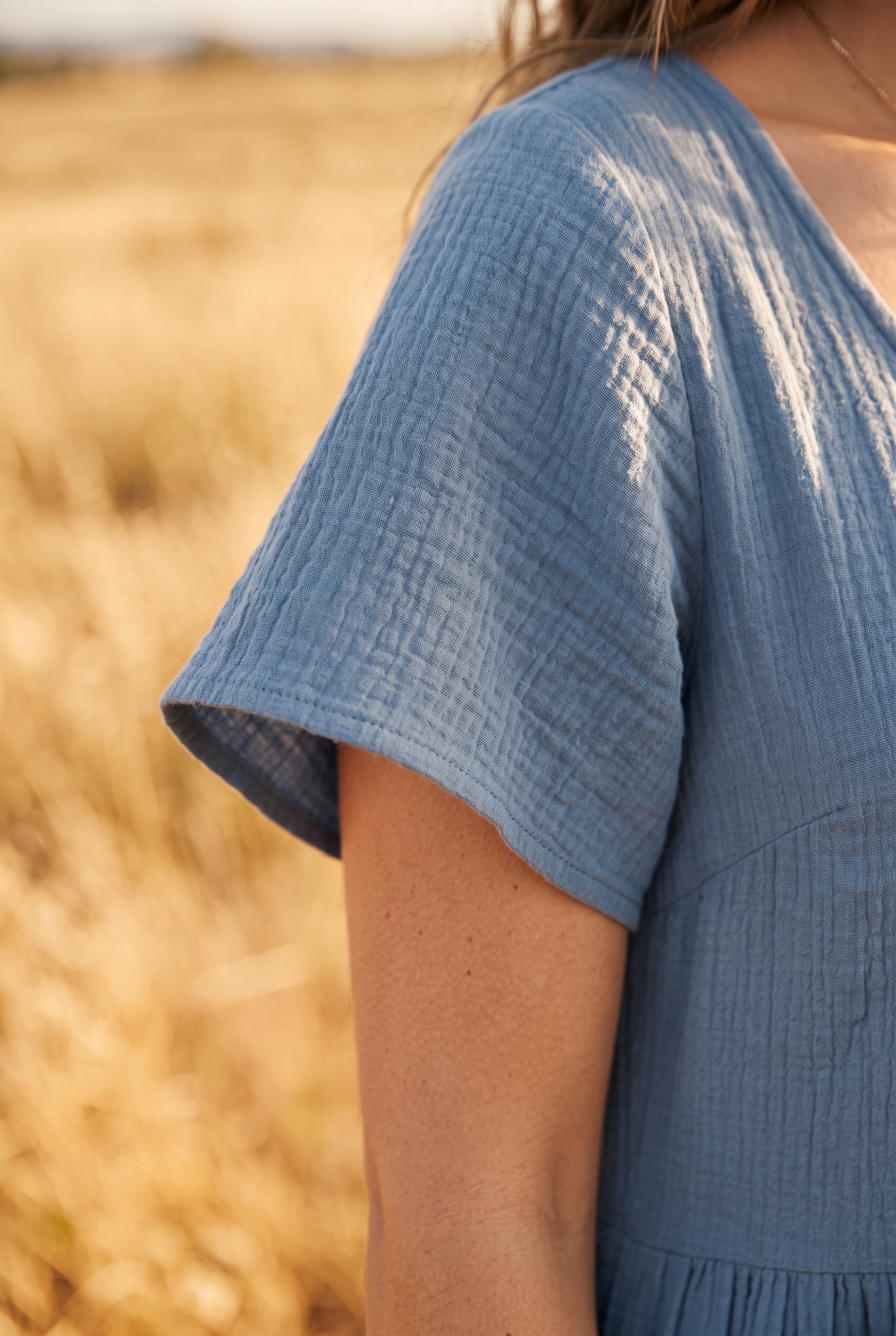 The Maeve Midi, sleeve detail