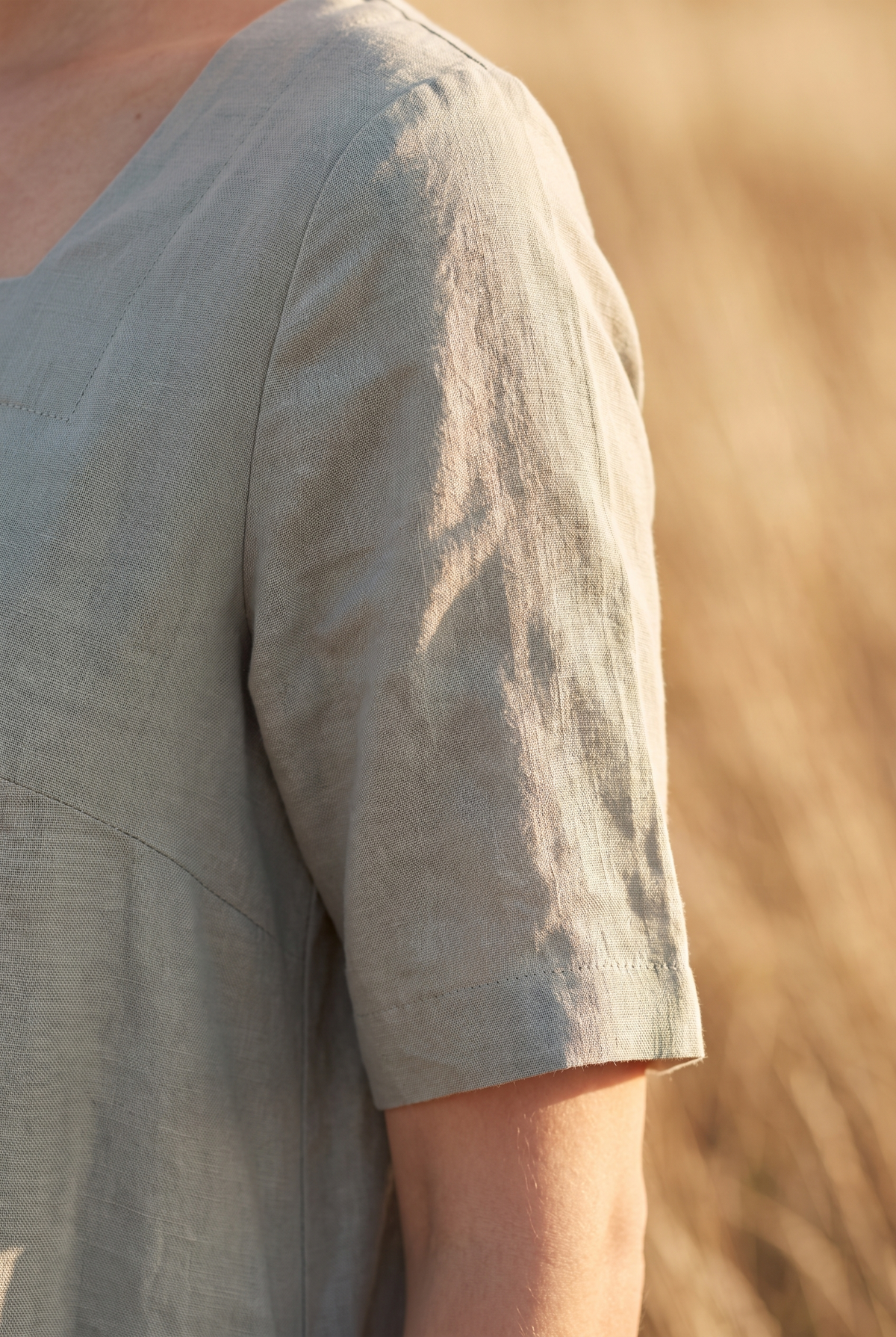 The Verity Midi, sleeve detail