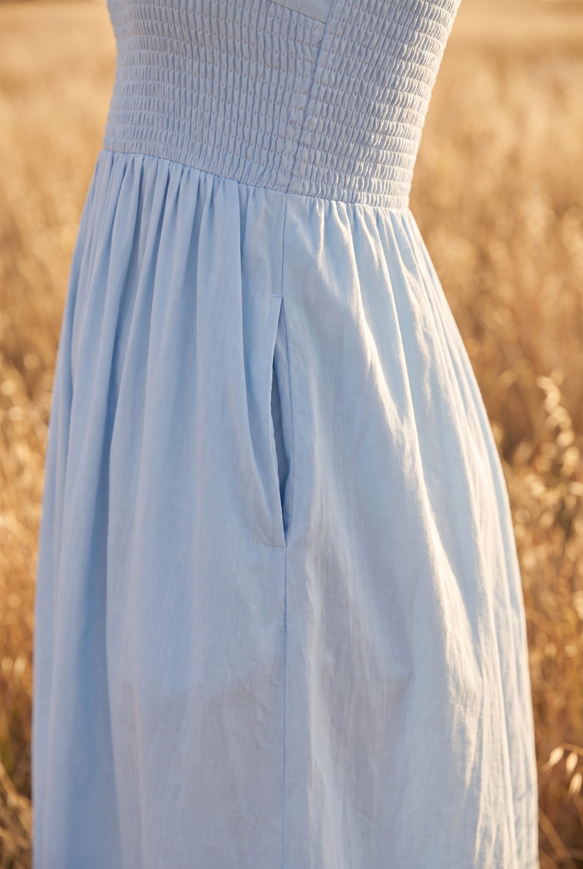 The Cordelia Midi, waistband detail