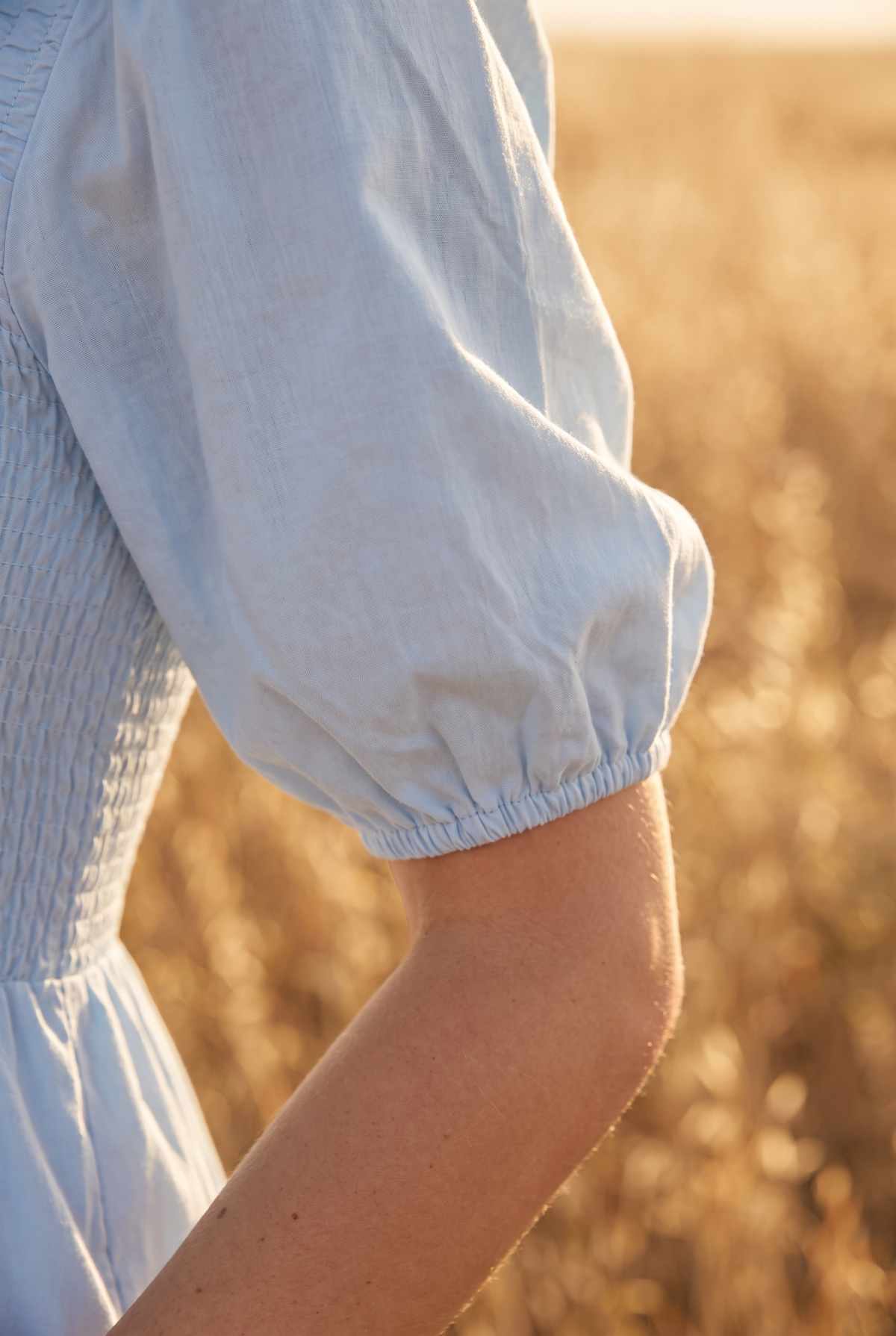The Cordelia Midi, sleeve detail