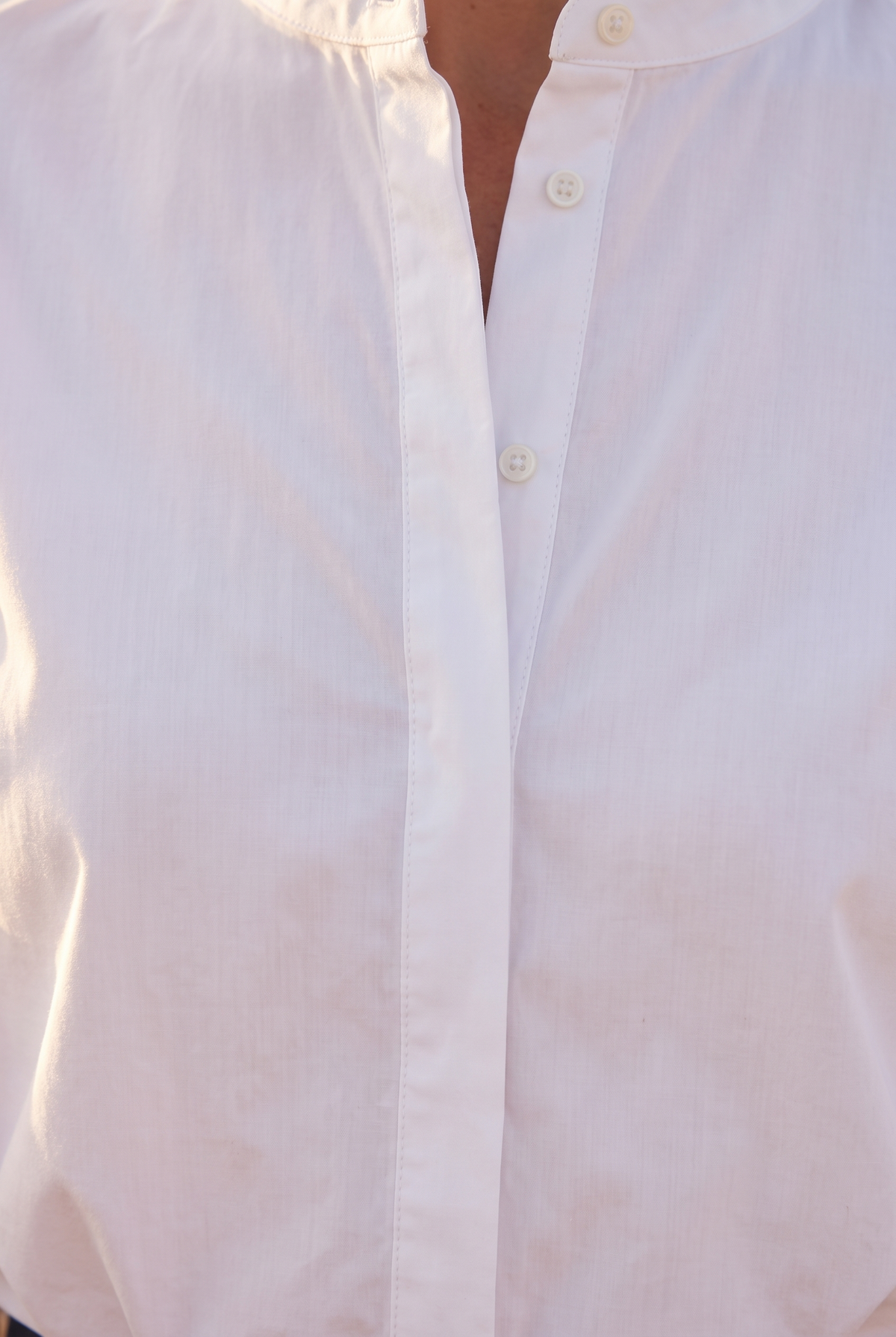 The Bramble Blouse, placket detail