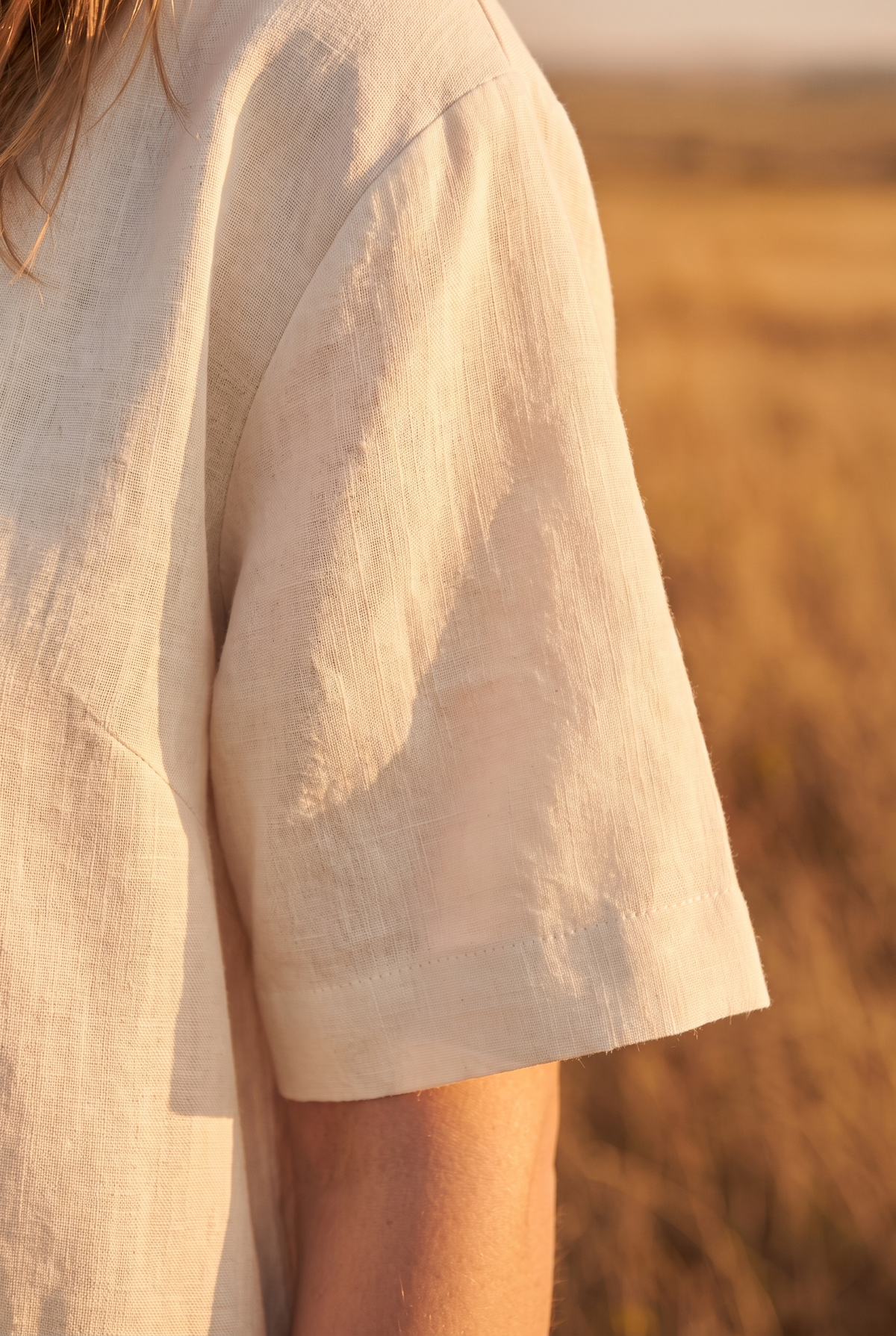 The Thistle Blouse, sleeve detail