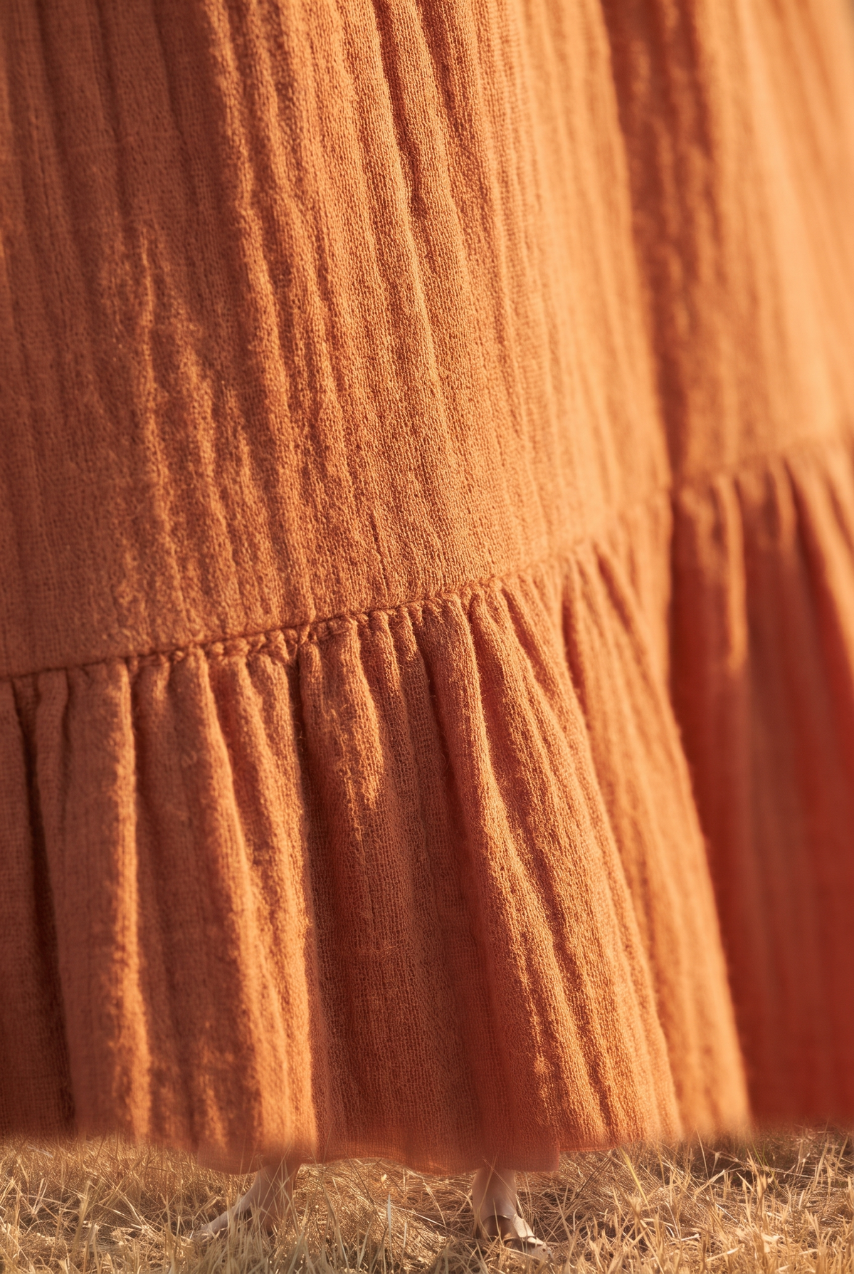 The Sorrel Skirt, tier detail