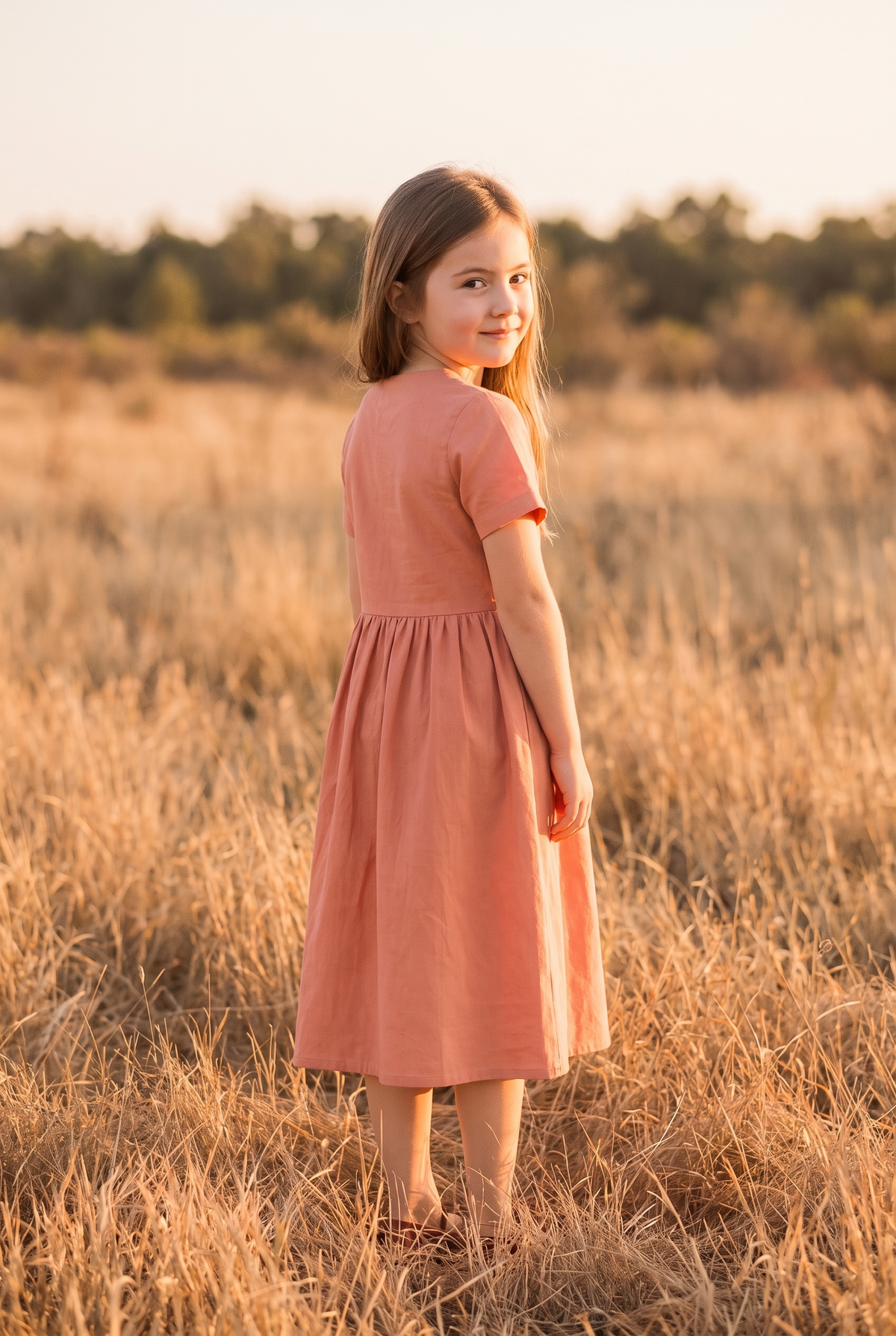 The Clementine Mini in Coral, over the shoulder