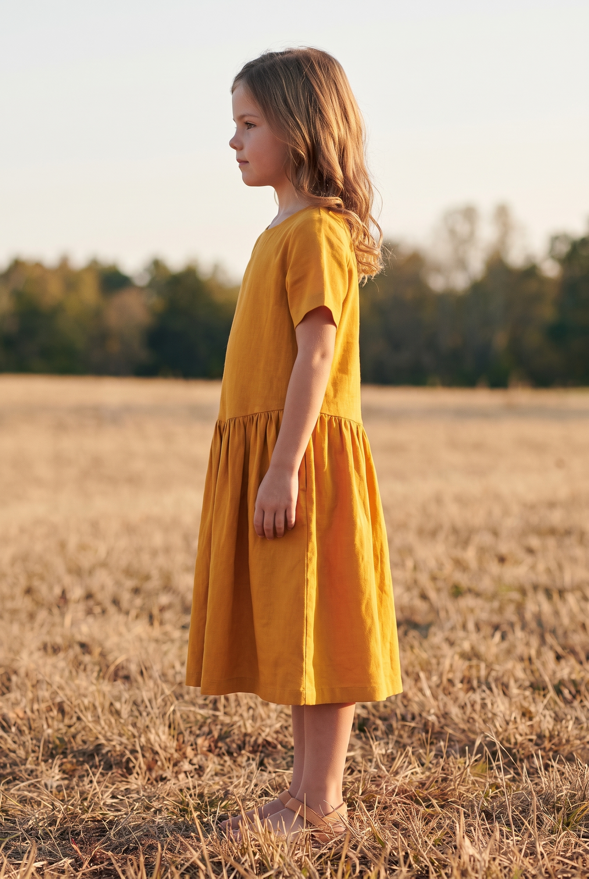 The Marigold Mini in Golden, side