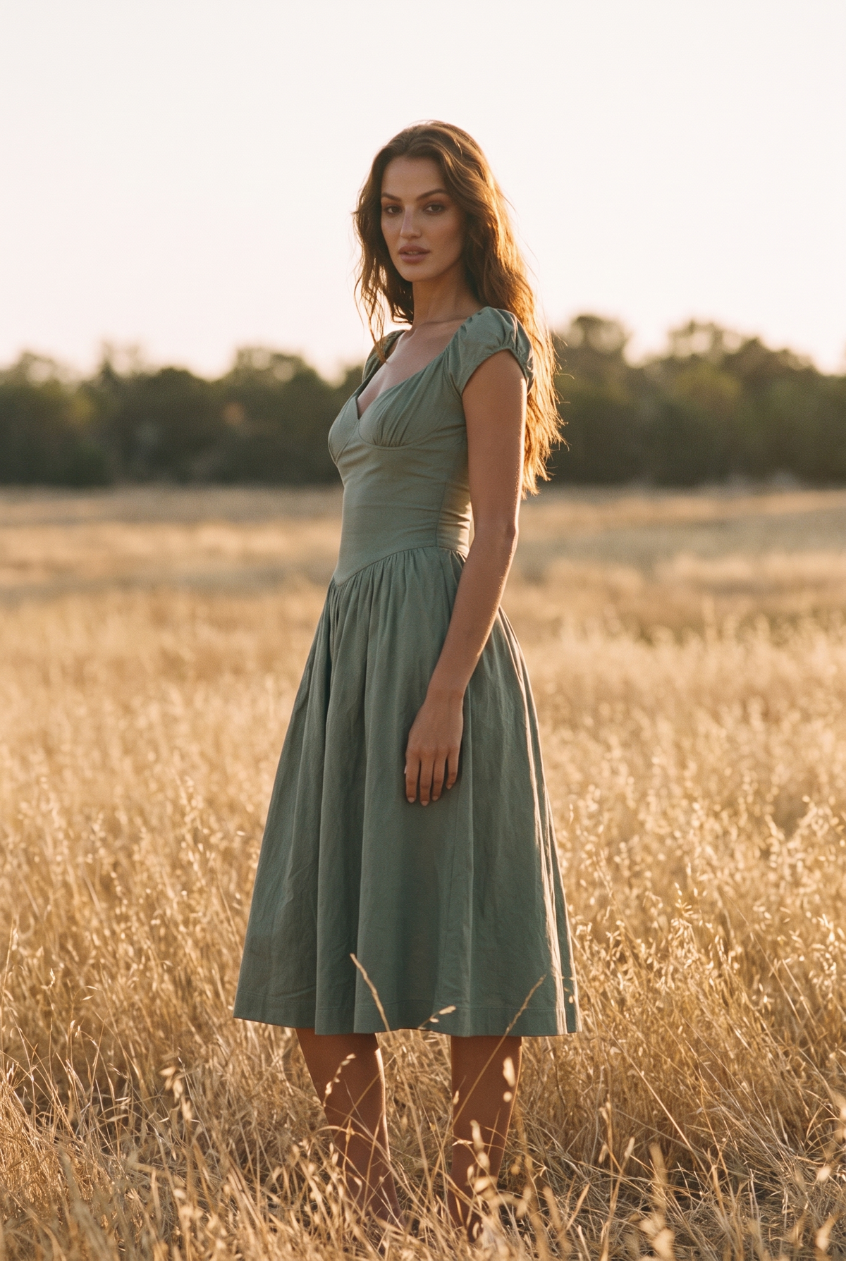 The Posy Midi in Meadow, three quarter view