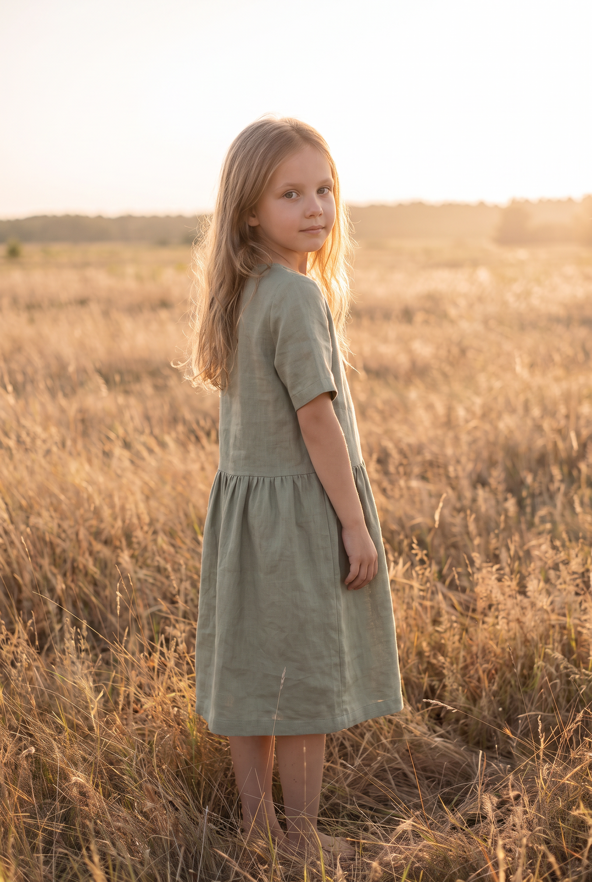 The Willow Mini in Sage, over the shoulder