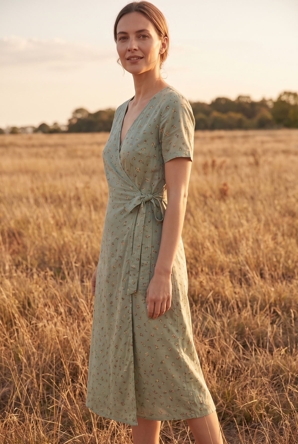 The Winifred Midi in Meadow, three quarter view