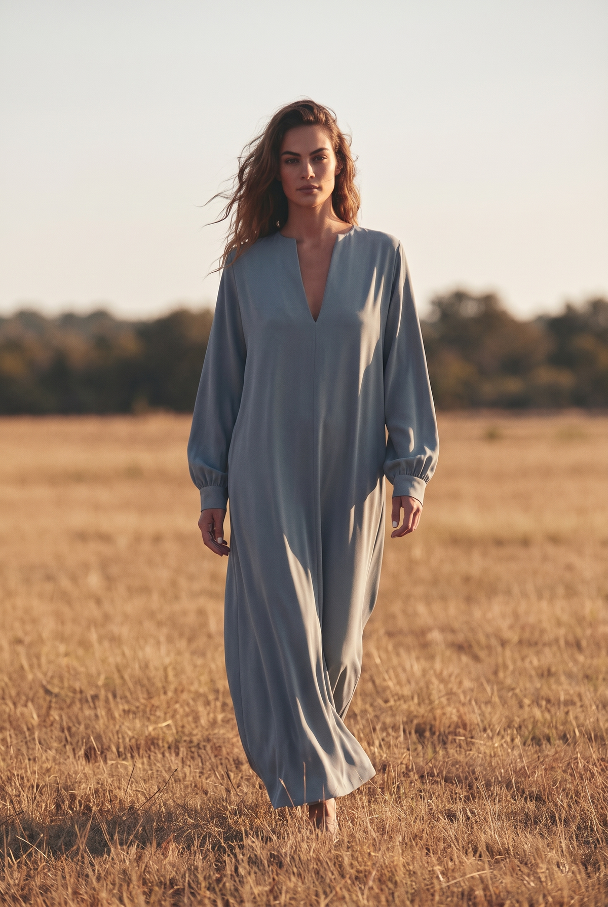 The Wren Maxi in Slate, walking
