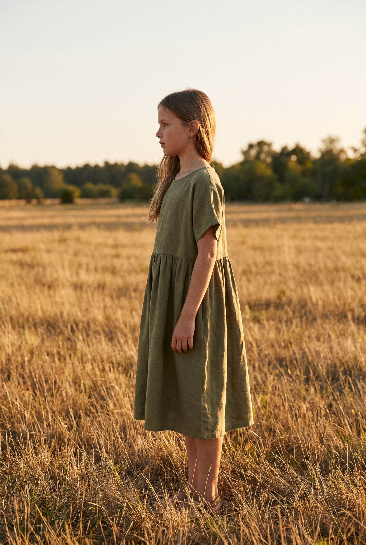The Yarrow Mini in Olive, side